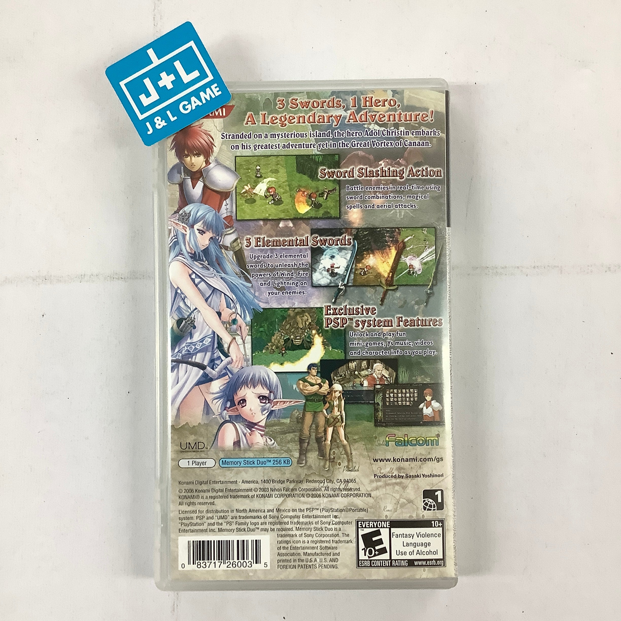 Ys The Ark deals of Napishtim For Sony PSP