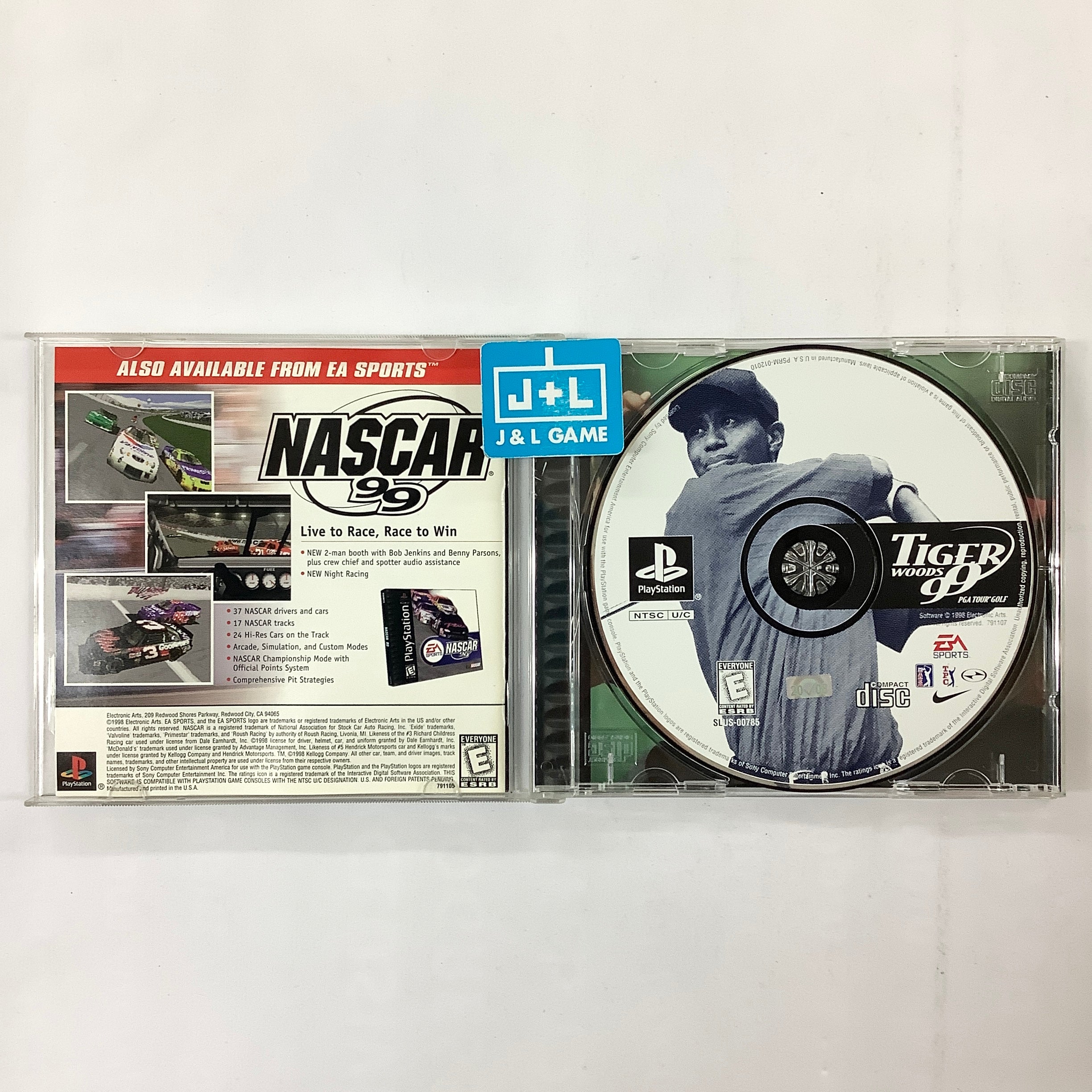 Tiger Woods 99 PGA Tour Golf - (PS1) PlayStation 1 [Pre-Owned] Video Games Electronic Arts   