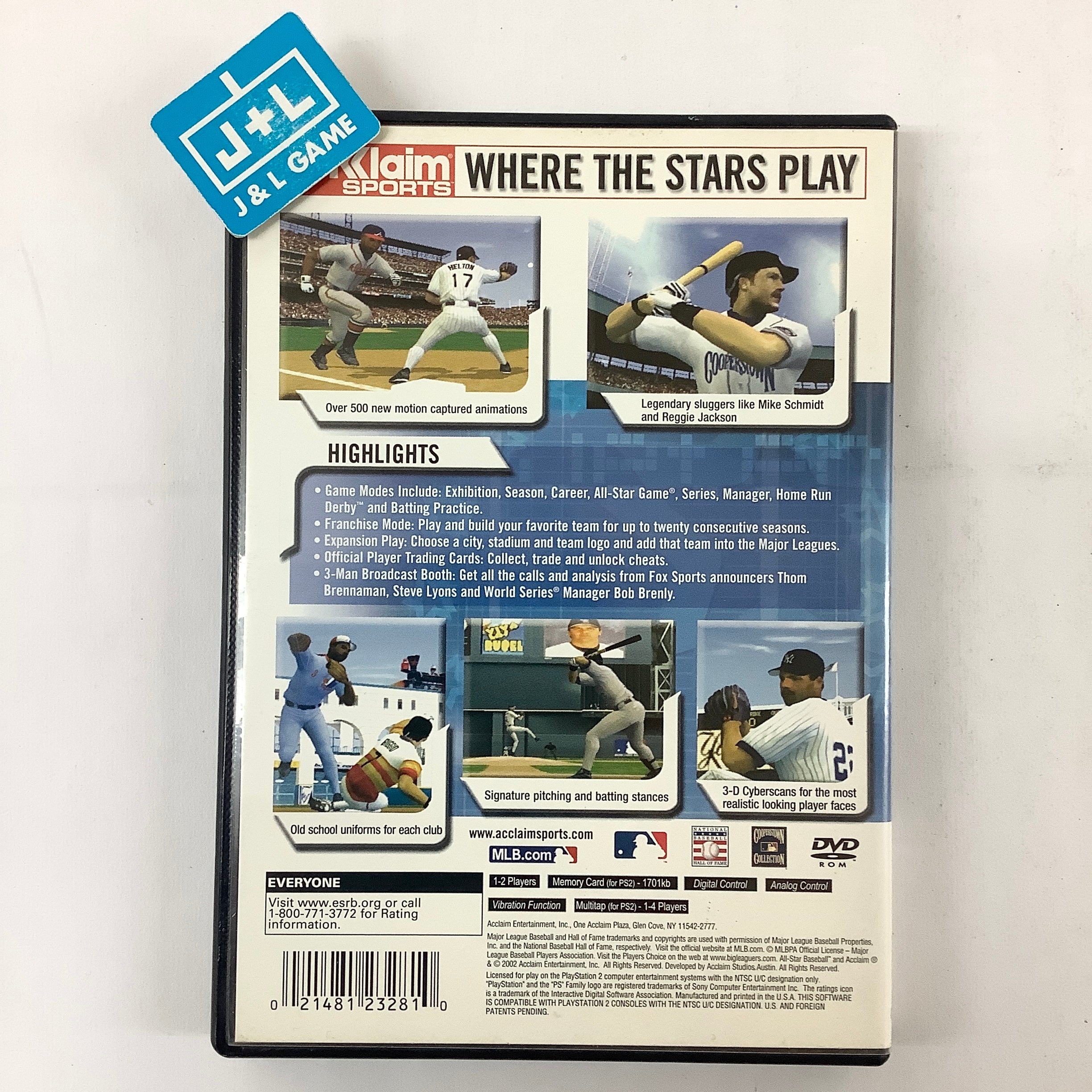 All-Star Baseball 2003 - (PS2) PlayStation 2 [Pre-Owned] | J&L Game