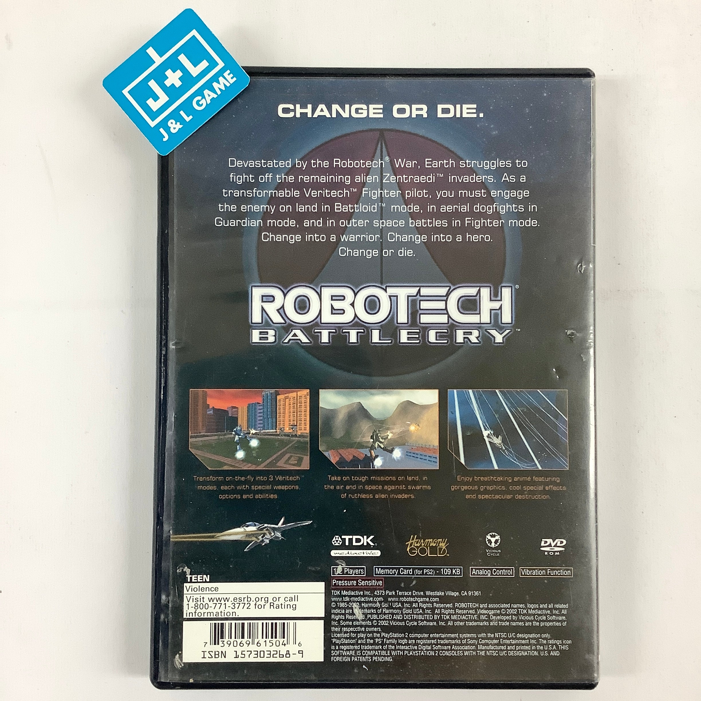 Robotech: Battlecry - PlayStation 2 [Pre-Owned]