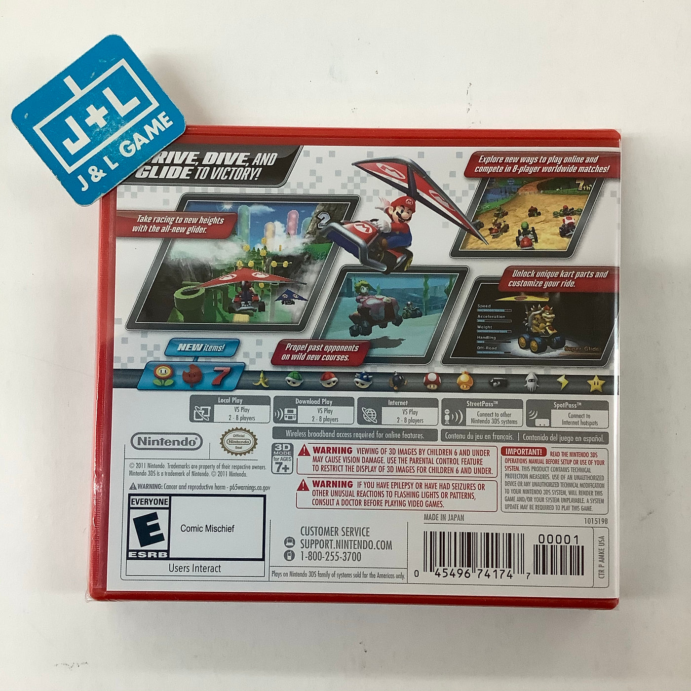 Nintendo 3DS - 7 J&L Mario Kart | Game