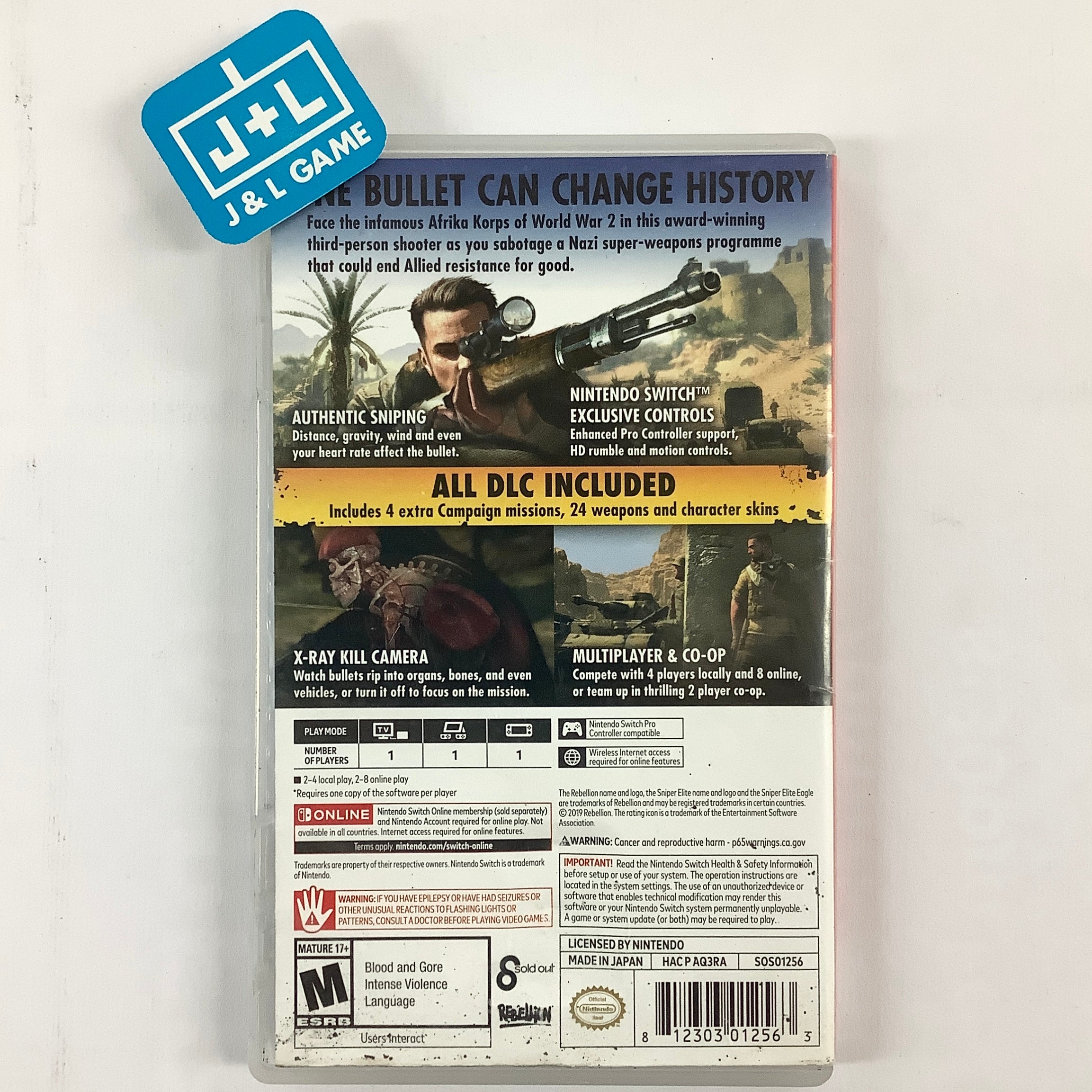 Sniper Elite 3 Ultimate Edition - (NSW) Nintendo Switch [Pre-Owned] Video Games U&I Entertainment   