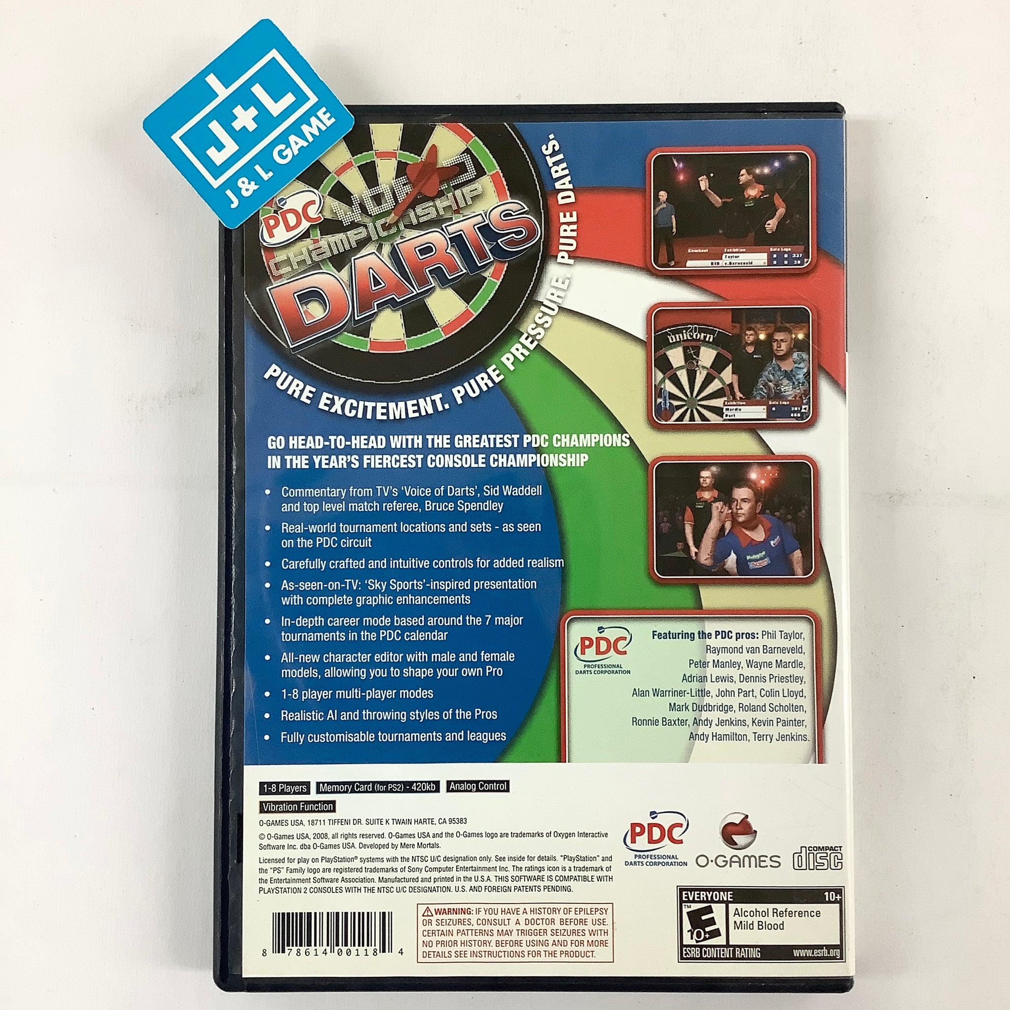 Pdc World Championship Darts - (ps2) Playstation 2 [pre-owned] – J&l 