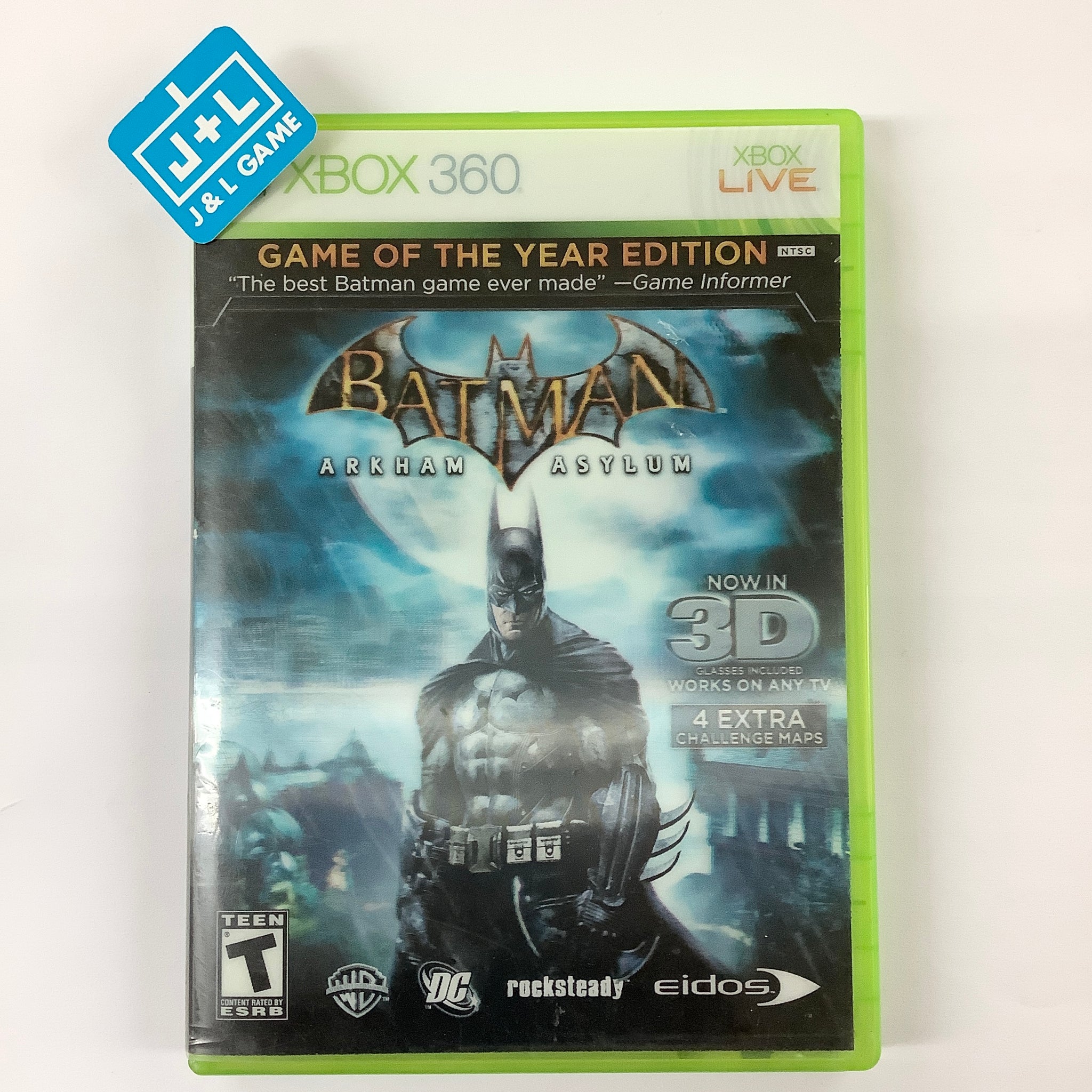 Batman Arkham Asylum Game of the Year Edition - Xbox 360 Game