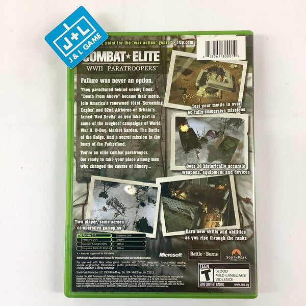 Combat Elite: WWII Paratroopers - (XB) Xbox [Pre-Owned] – J&L Video ...