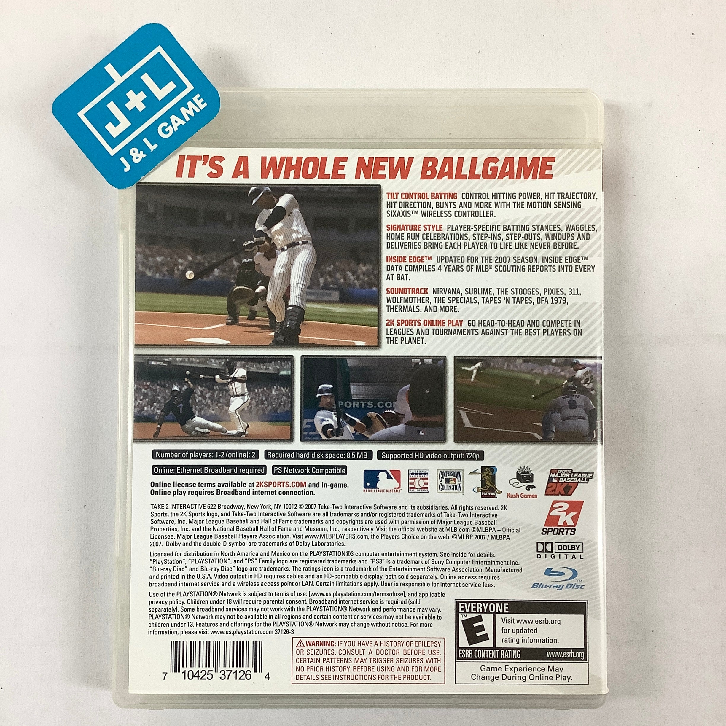 Major League Baseball 2K7 - (PS3) PlayStation 3 [Pre-Owned] Video Games 2K Sports   