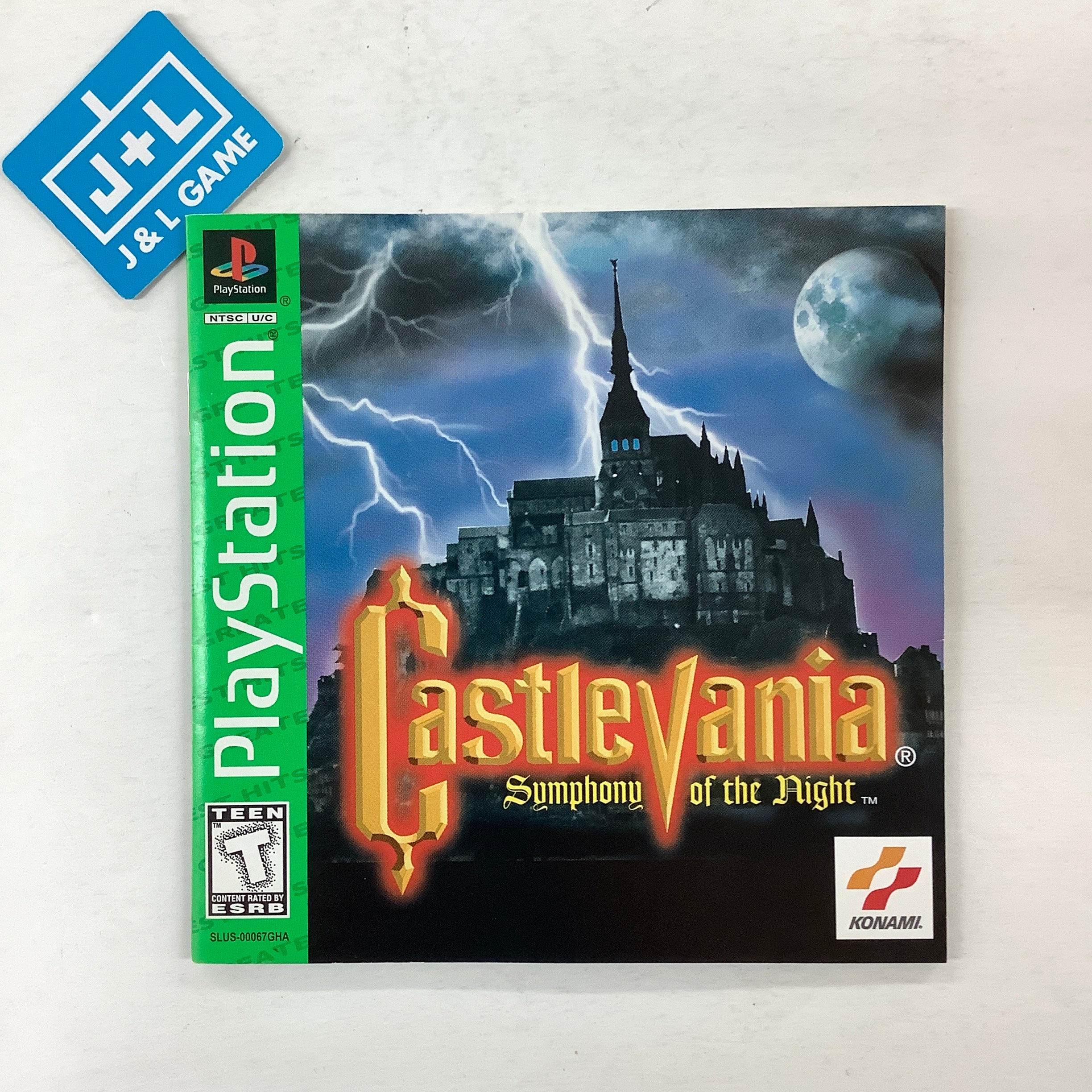 Castlevania Symphony of The Night Greatest Hits newest For Playstation 1