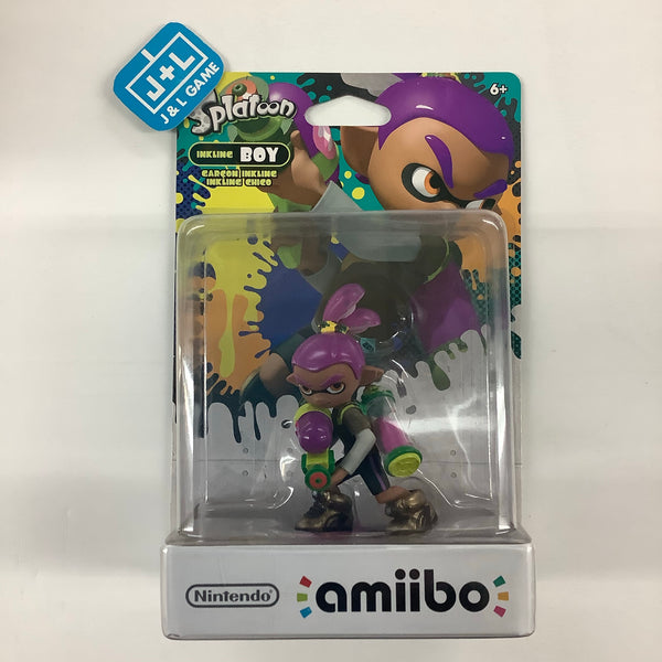 Nintendo Splatoon Inkling outlets Boy amiibo Figure (purple)