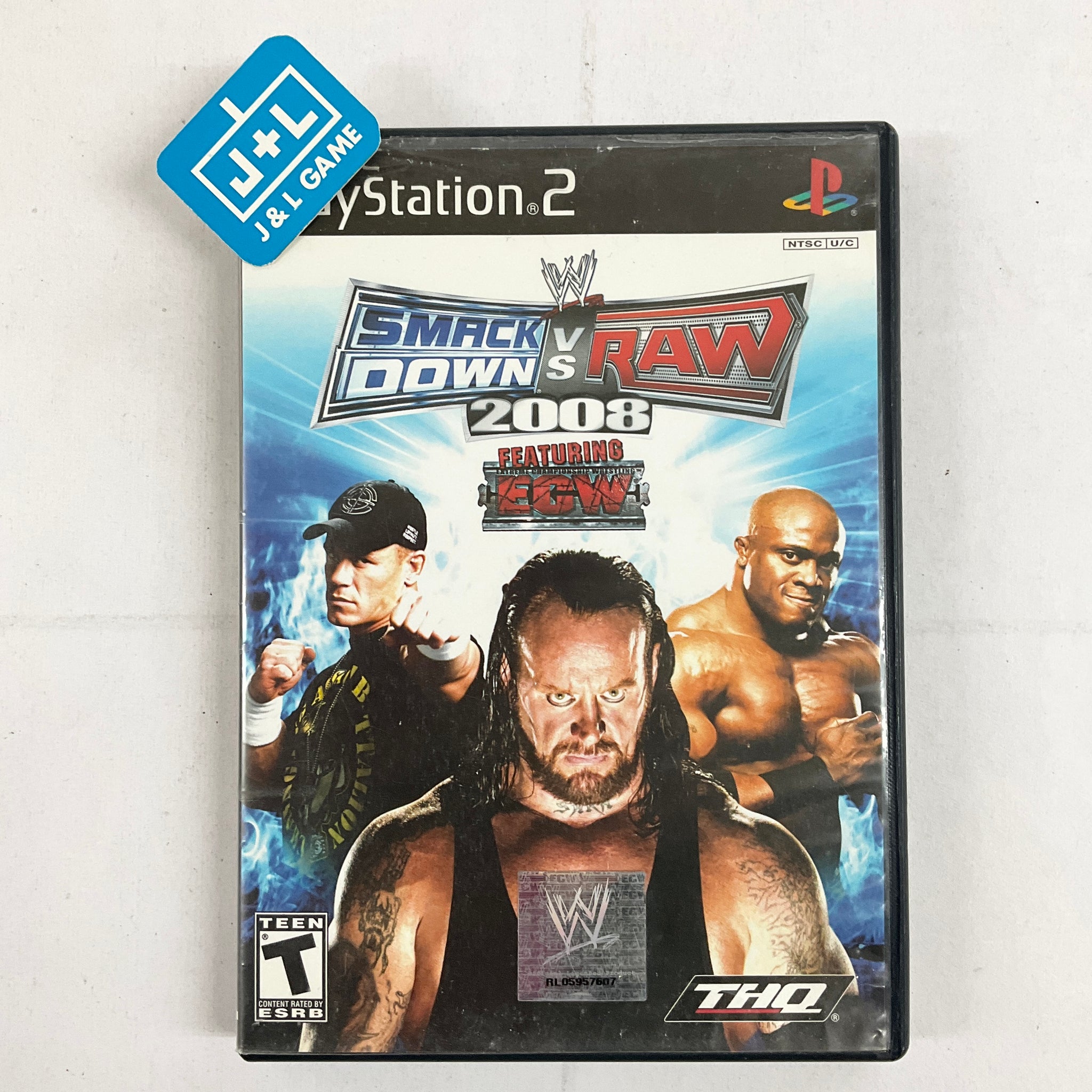 WWE SmackDown vs. Raw 2008 - (PS2) PlayStation 2 [Pre-Owned] – J&L