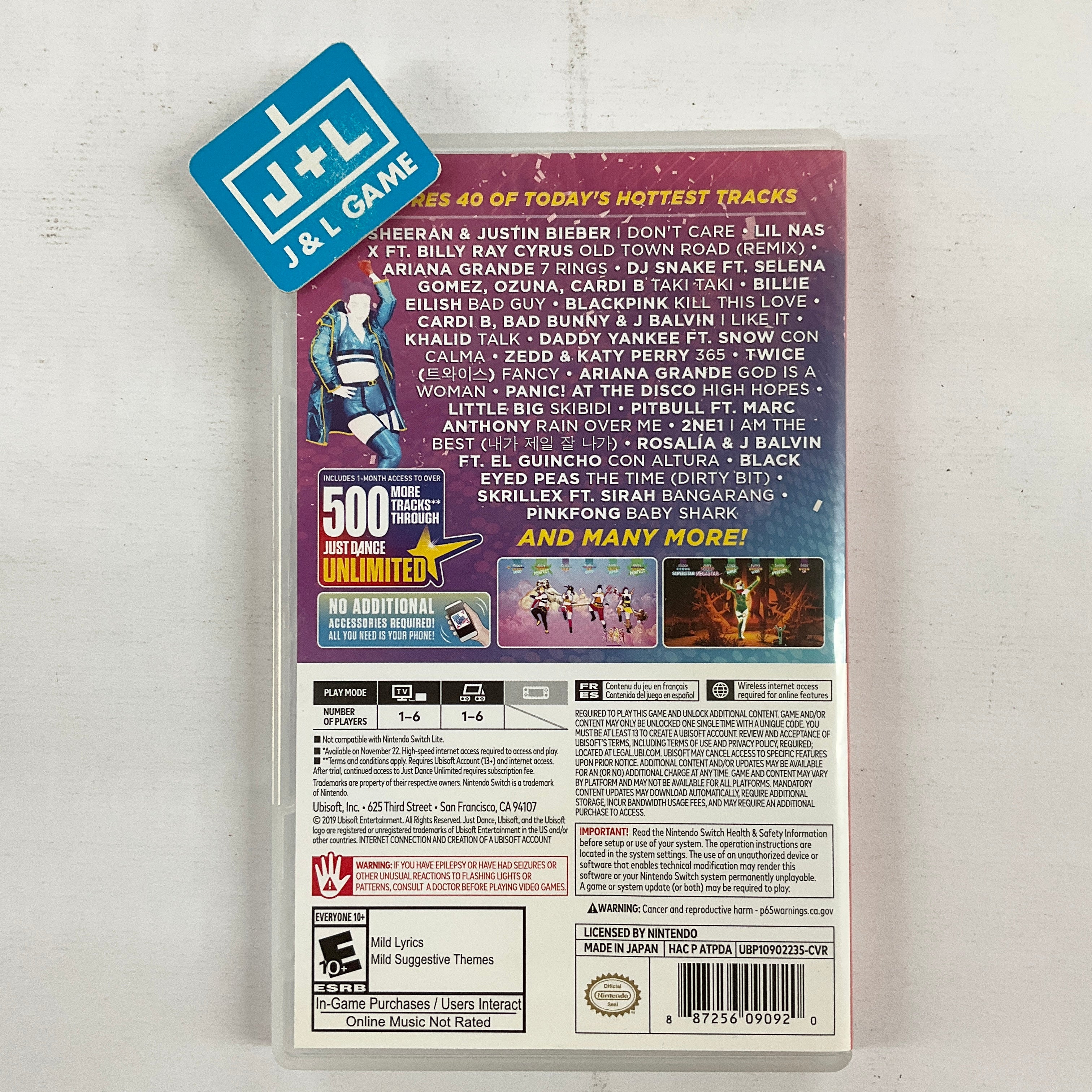 Just Dance 2020 - (NSW) Nintendo Switch [Pre-Owned[ Video Games Ubisoft   