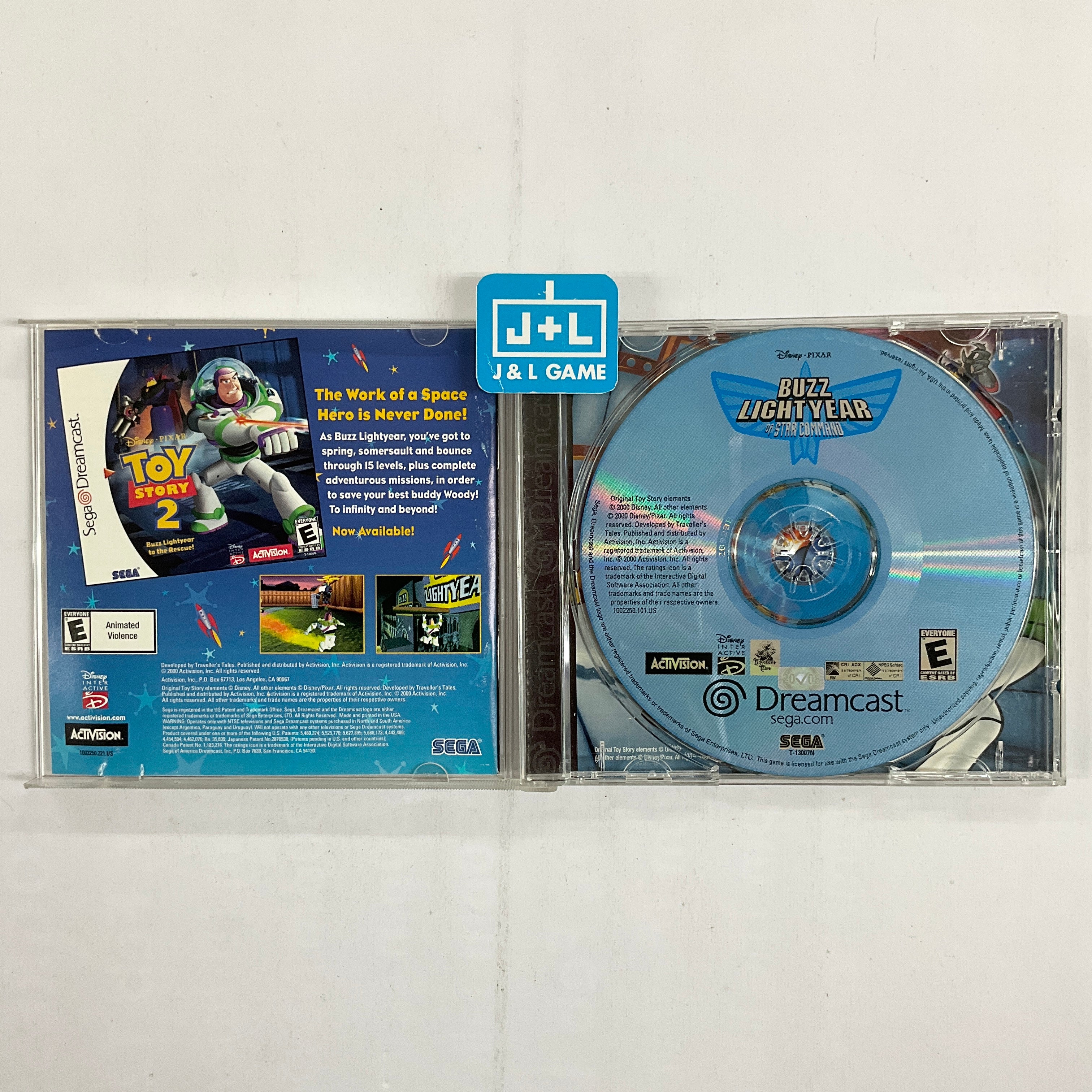 Disney/Pixar's Buzz Lightyear of Star Command - (DC) SEGA Dreamcast  [Pre-Owned]