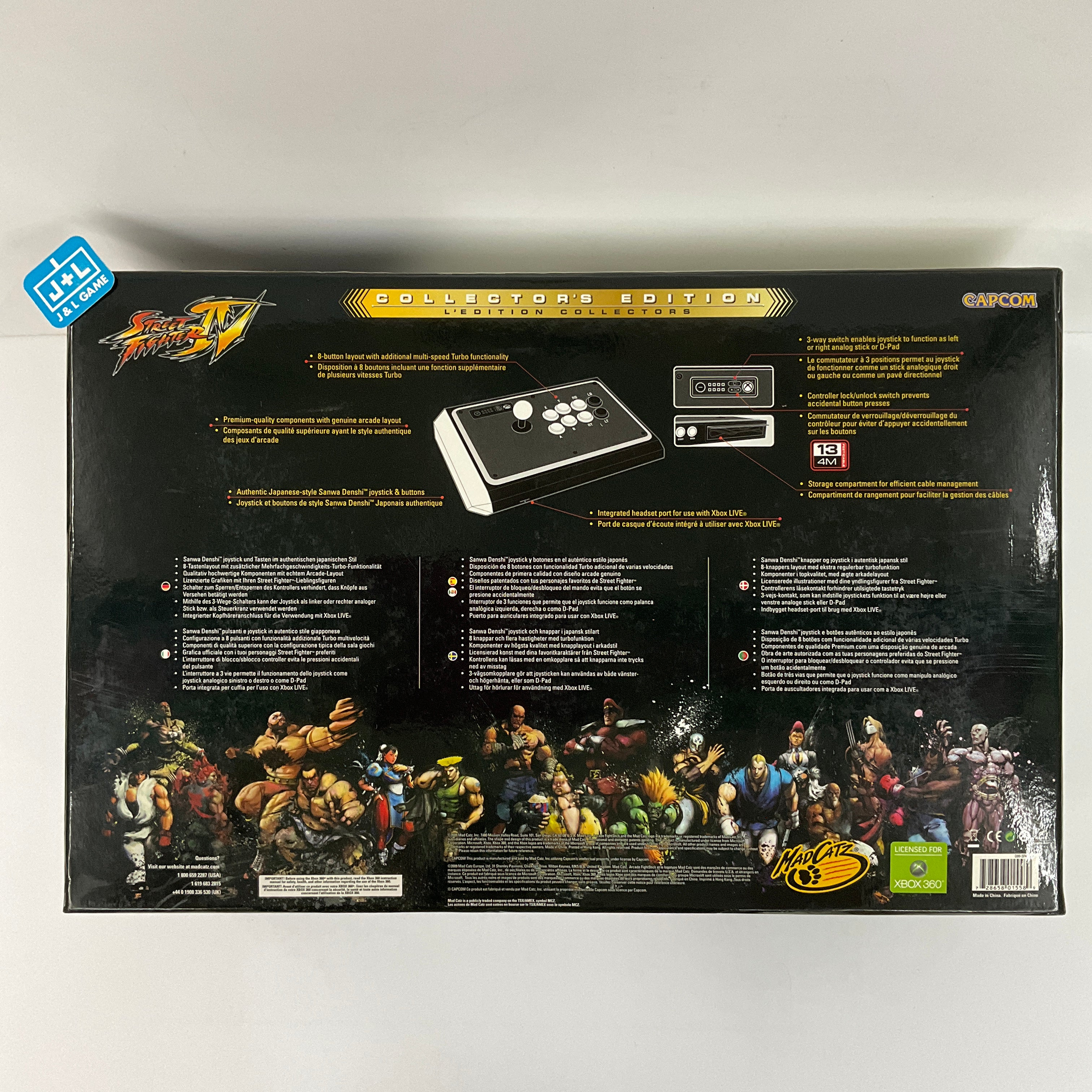 Mad Catz Super Street Fighter IV Arcade Fight Stick Tournament Edition  (Collector's Edition) - Xbox 360