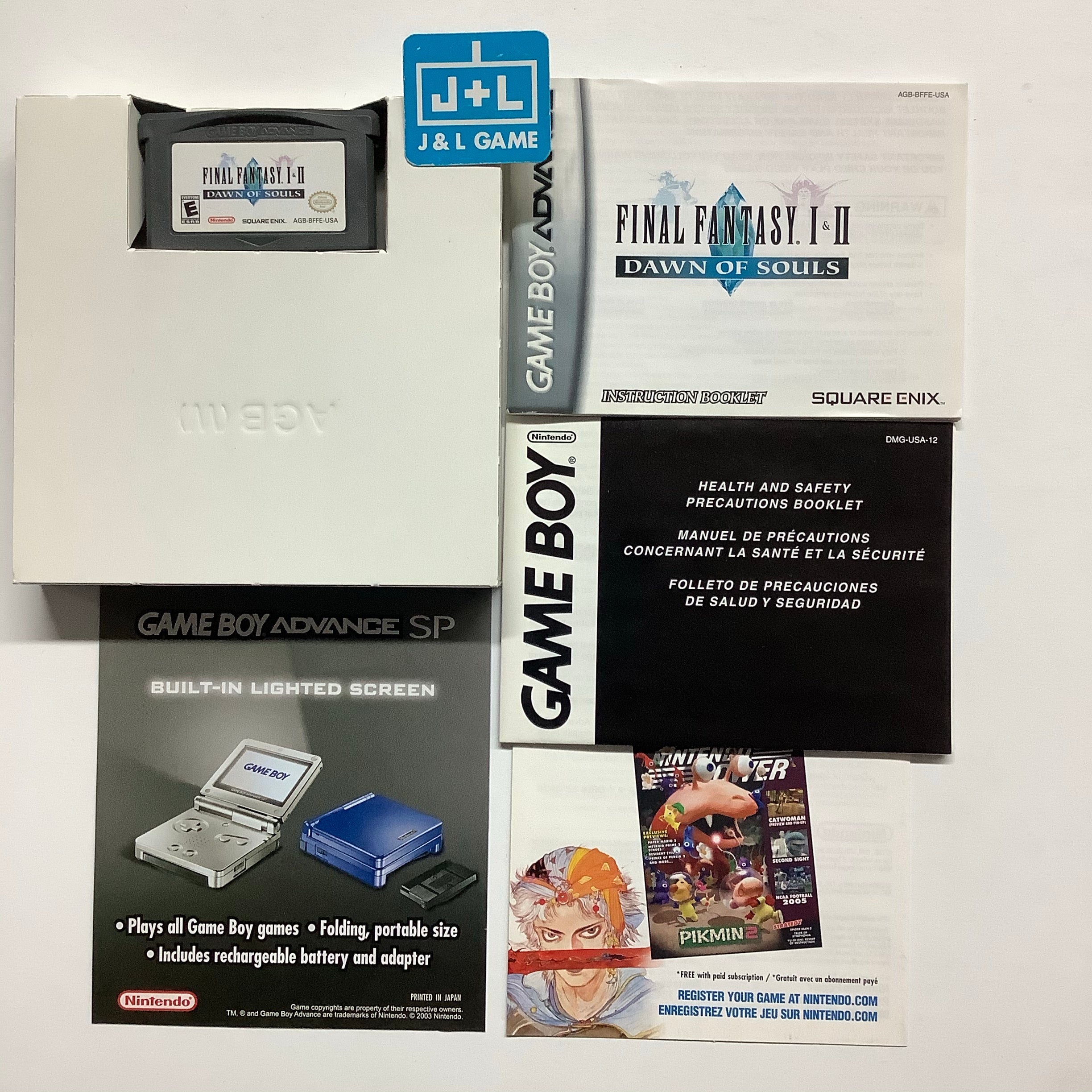 Final Fantasy I & II: Dawn of Souls - (GBA) Game Boy Advance [Pre-Owned] Video Games Nintendo   