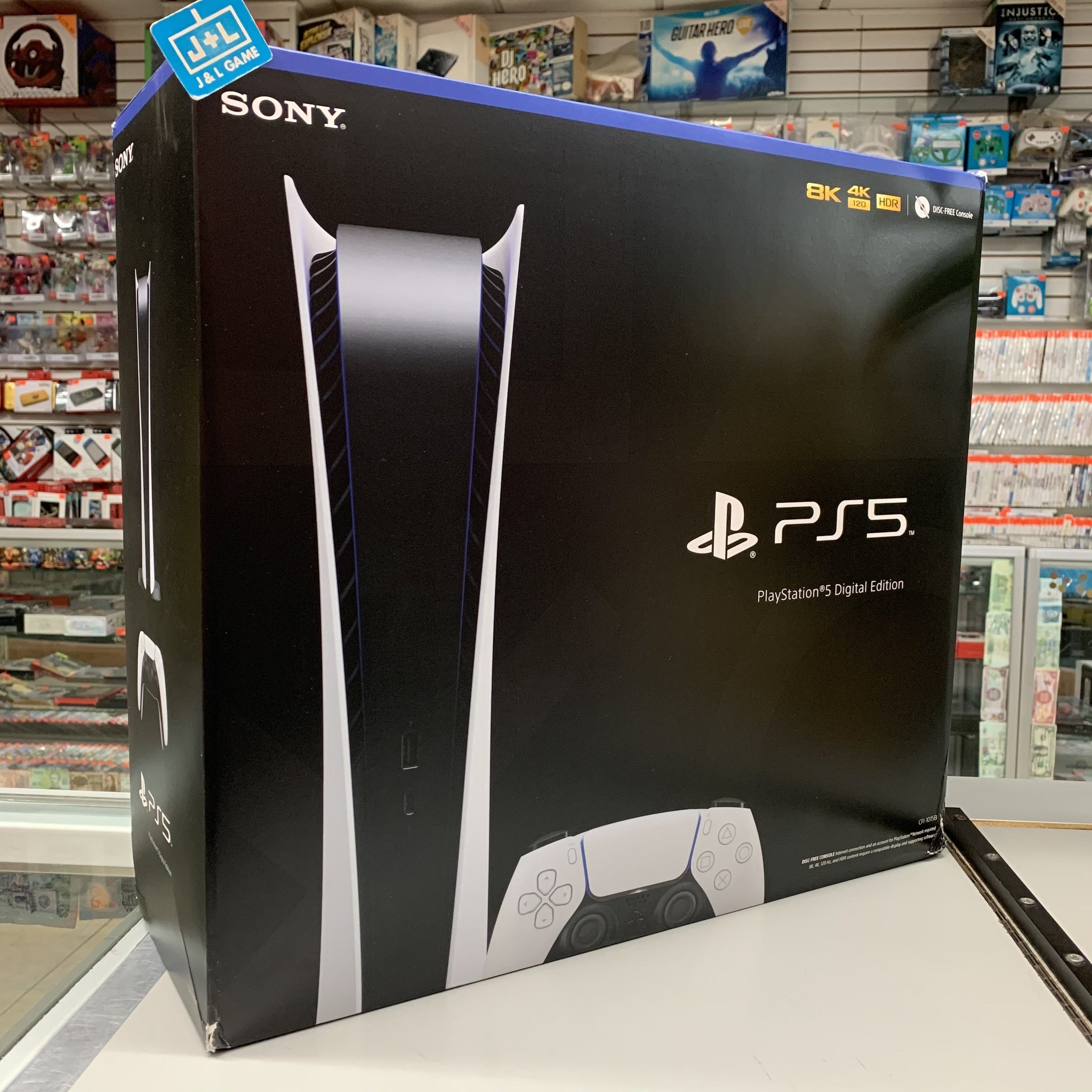 SONY PlayStation 5 Digital Edition ( CFI-1115B ) - PS5 – J&L Games New York City