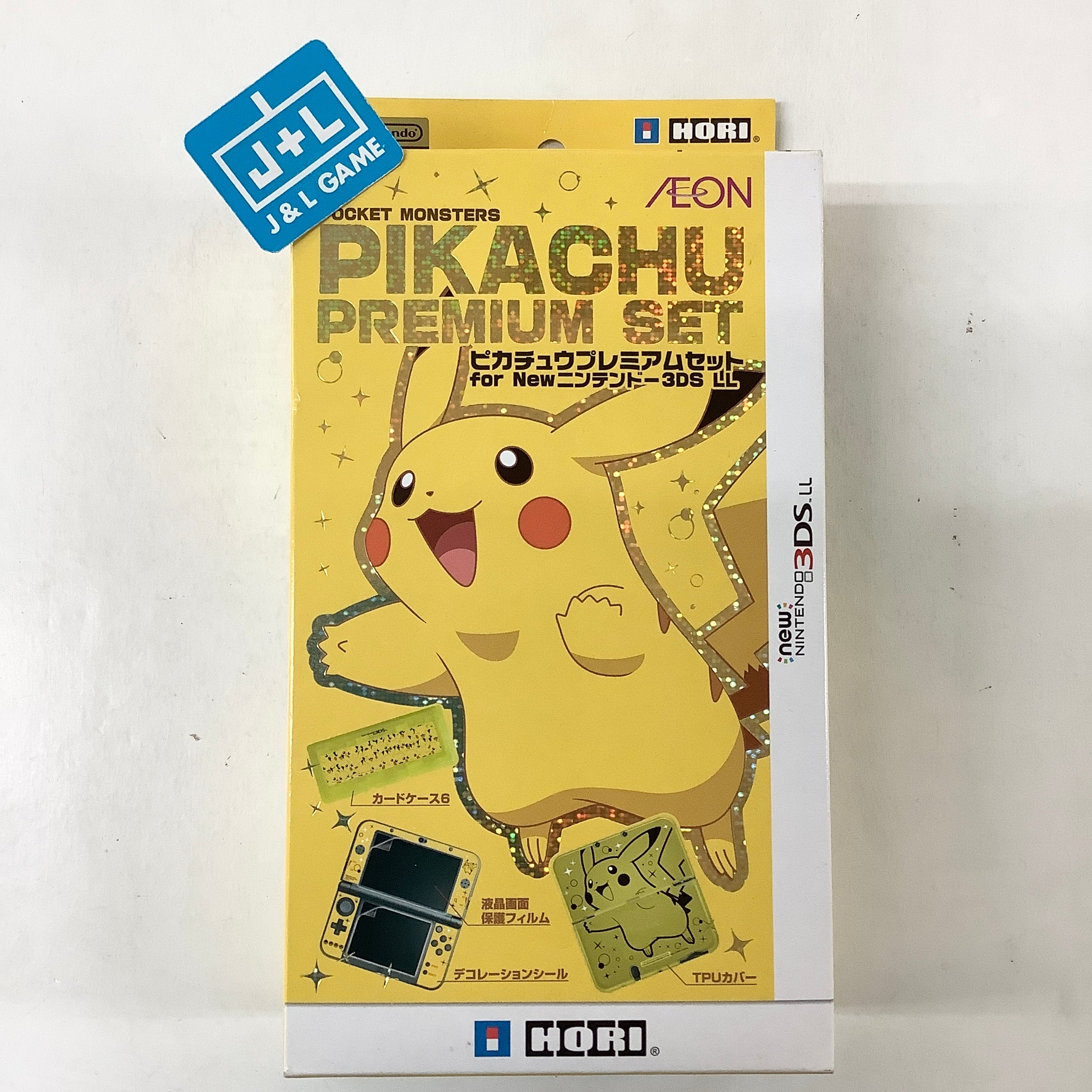 HORI New Nintendo 3DS LL/XL Pocket Monsters Pikachu Premium Set ...