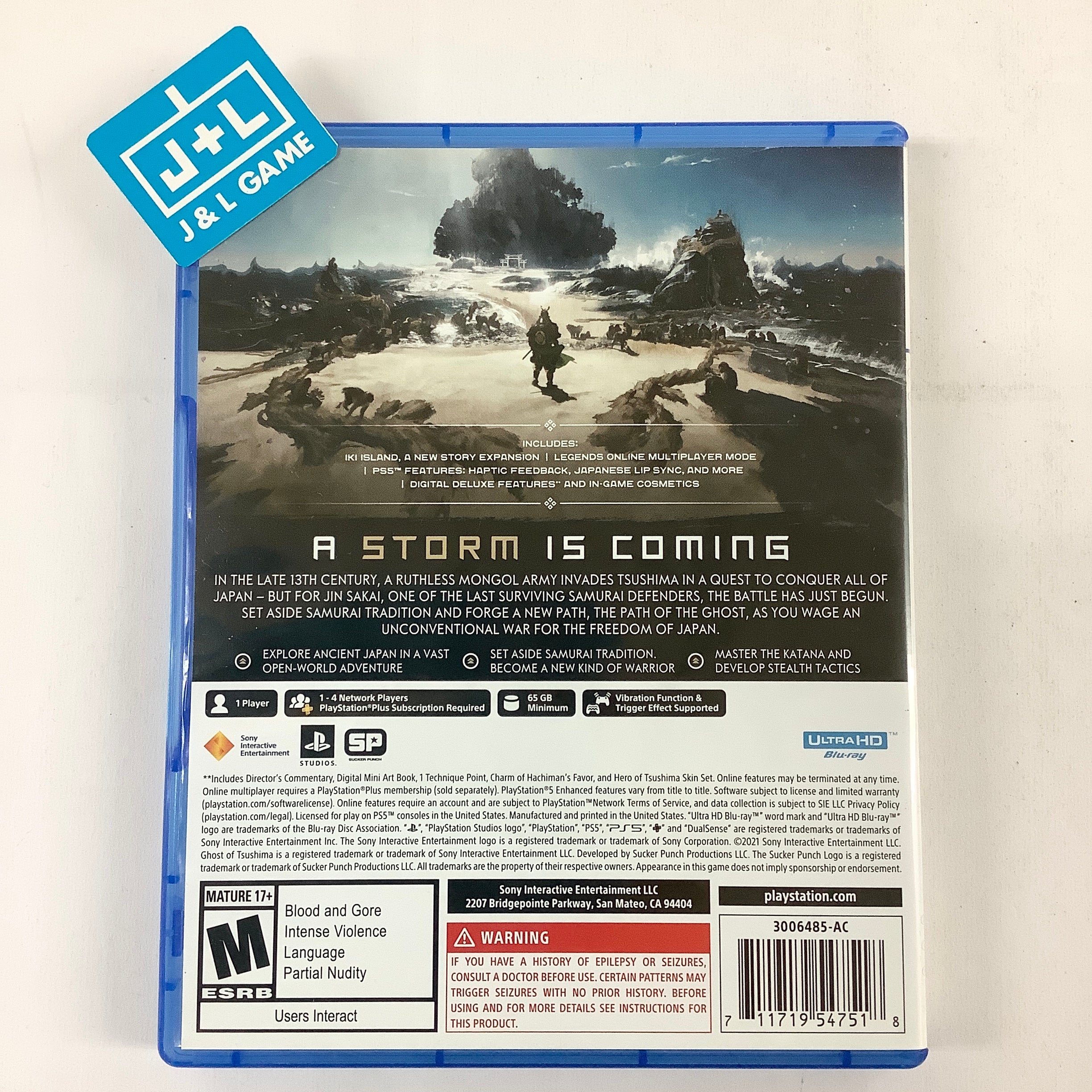 Pre owned store ghost of tsushima