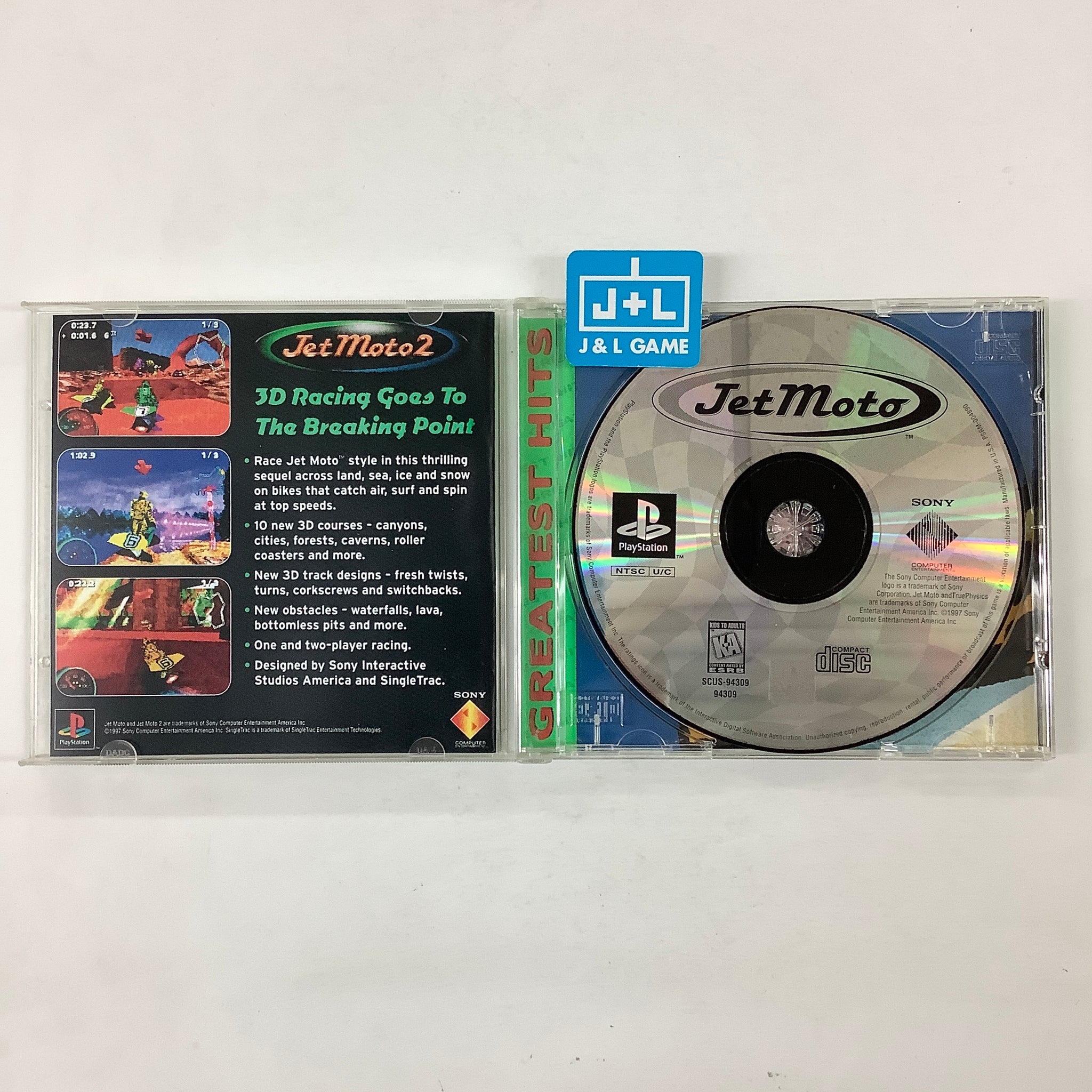 Jet Moto (Greatest Hits) - (PS1) PlayStation 1 [Pre-Owned] – J&L Video ...