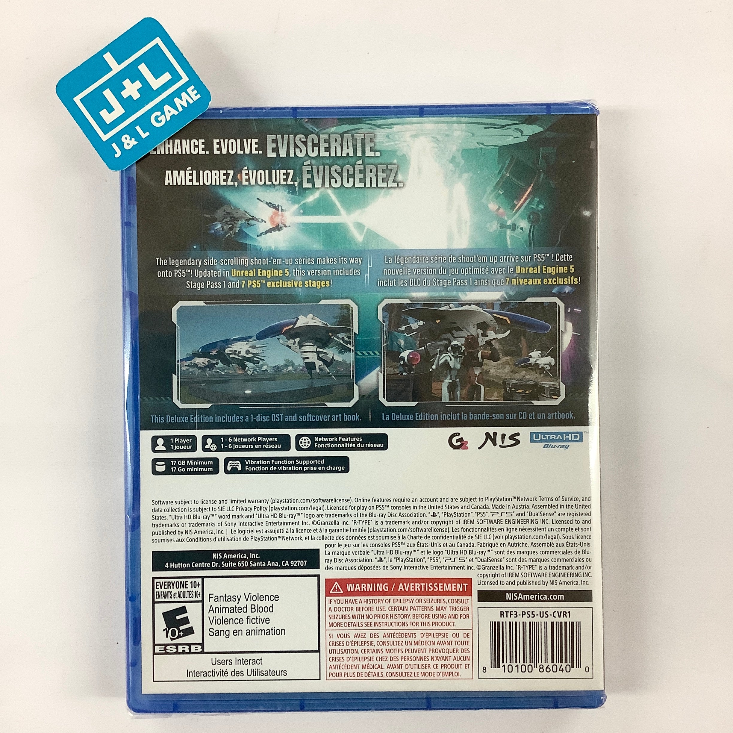 R-Type Final 3 Evolved: Deluxe Edition - (PS5) PlayStation 5 Video Games NIS America   