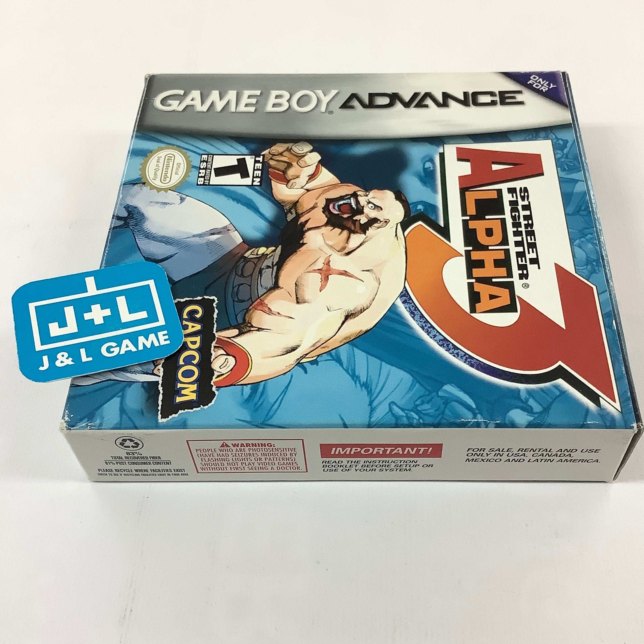 Street Fighter Alpha 3 - (GBA) Game Boy Advance [Pre-Owned] Video Games Capcom   