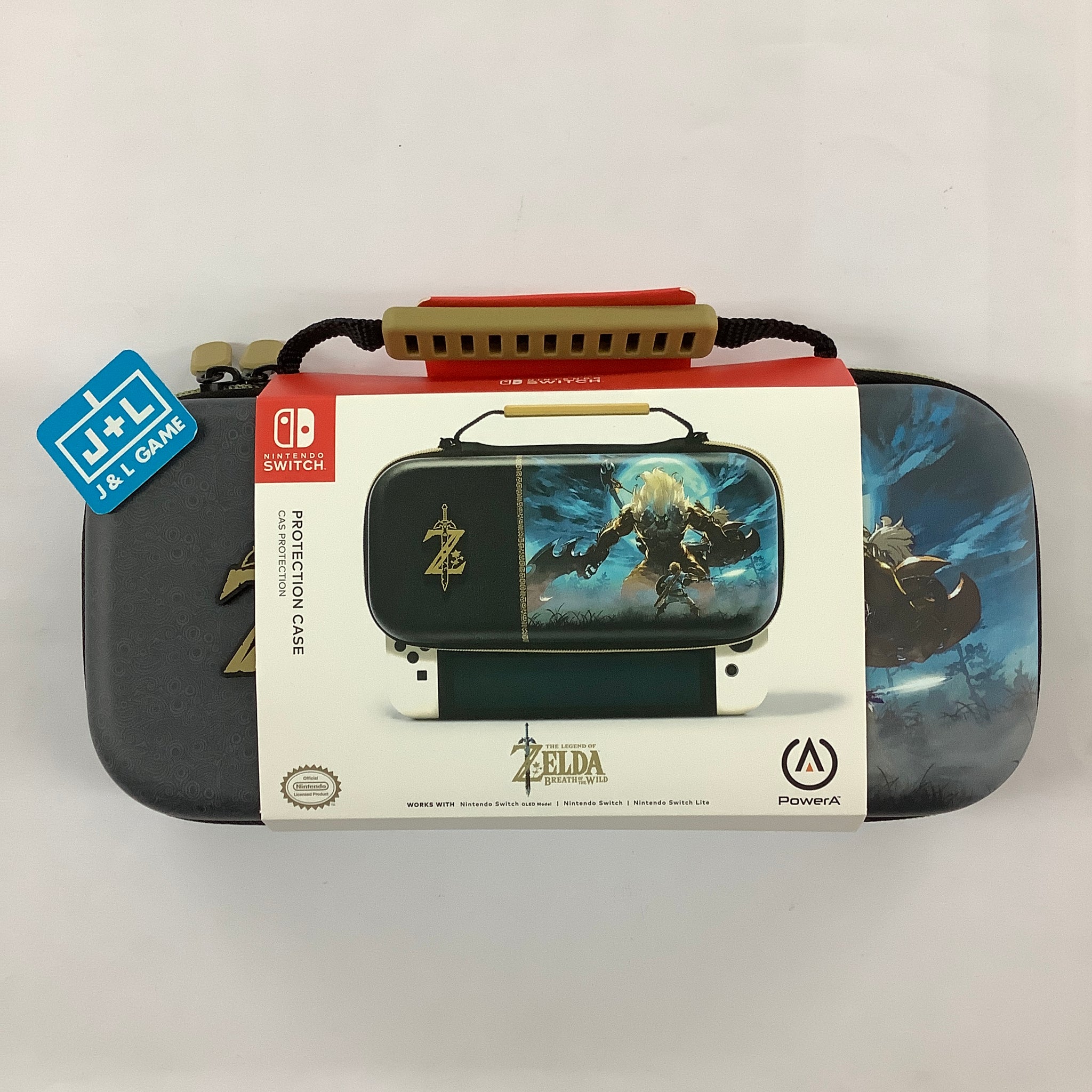 NEW Nintendo Switch OLED ZELDA ToTK Console + Screen Protector w