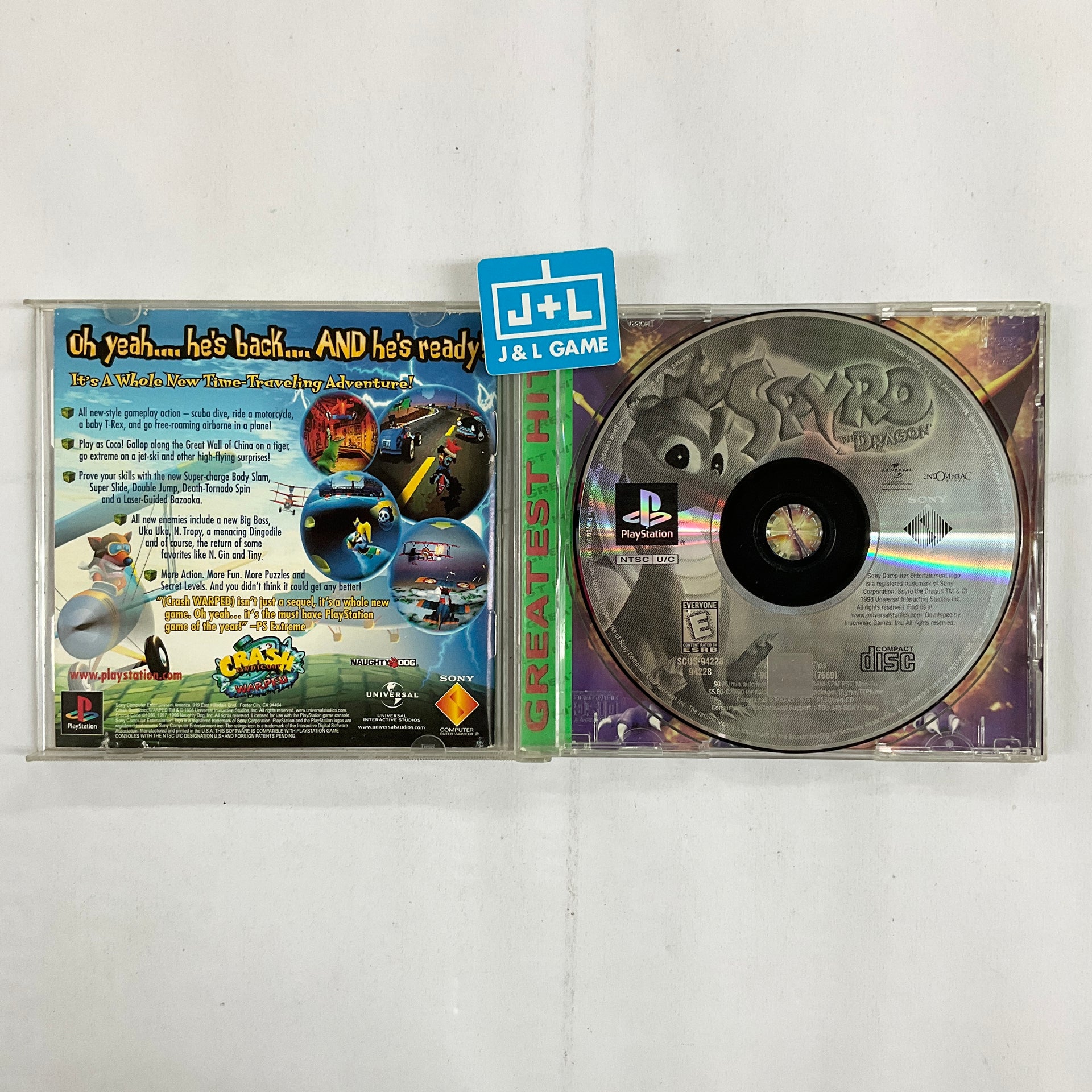 Spyro the Dragon (Greatest Hits) - (PS1) PlayStation 1 [Pre-Owned] | J ...