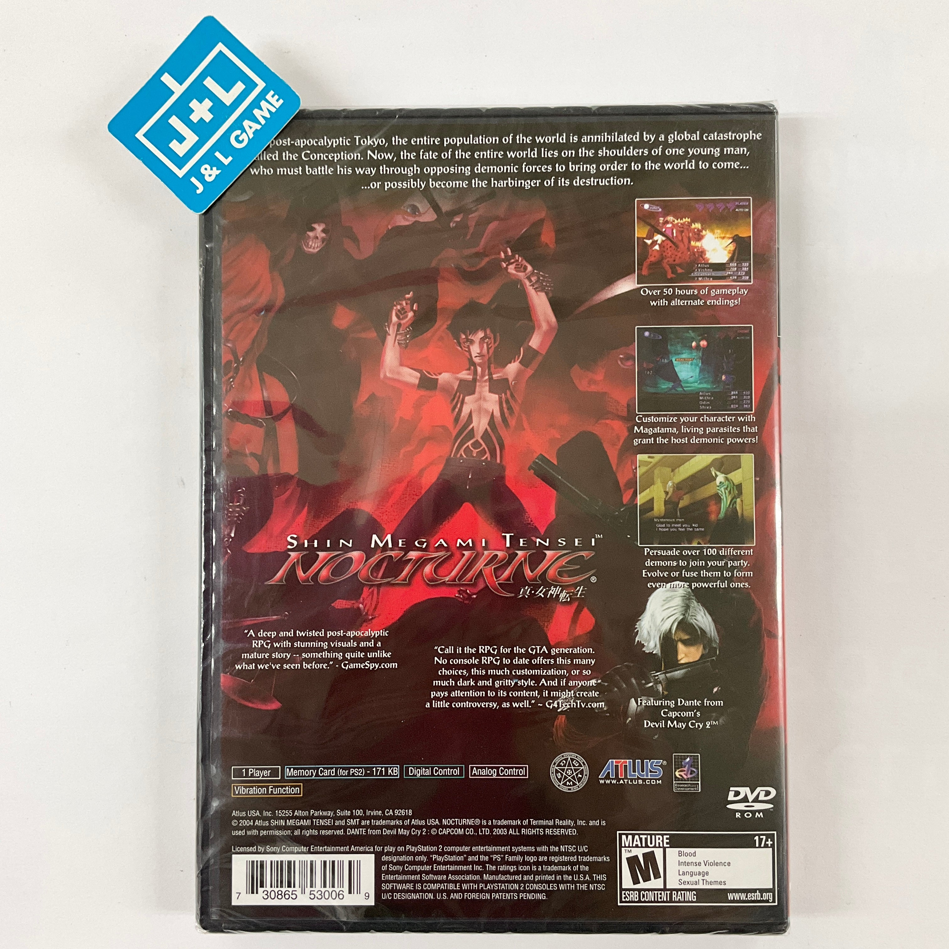 Shin Megami Tensei: Nocturne - (PS2) PlayStation 2