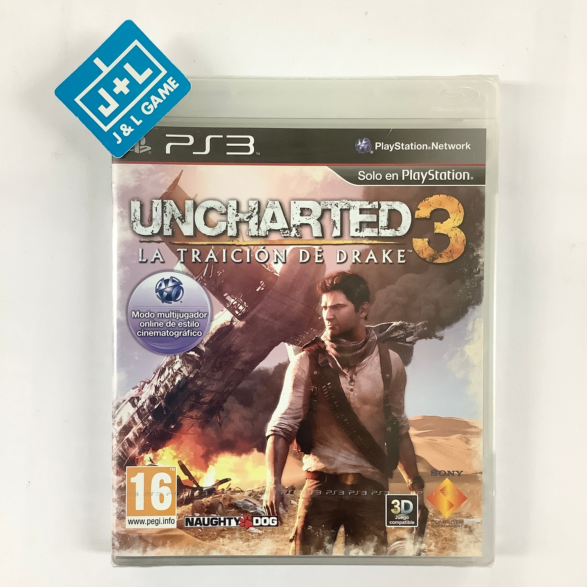 Uncharted 3: Drake's Deception(Sony PlayStation 3, PS3) Complete