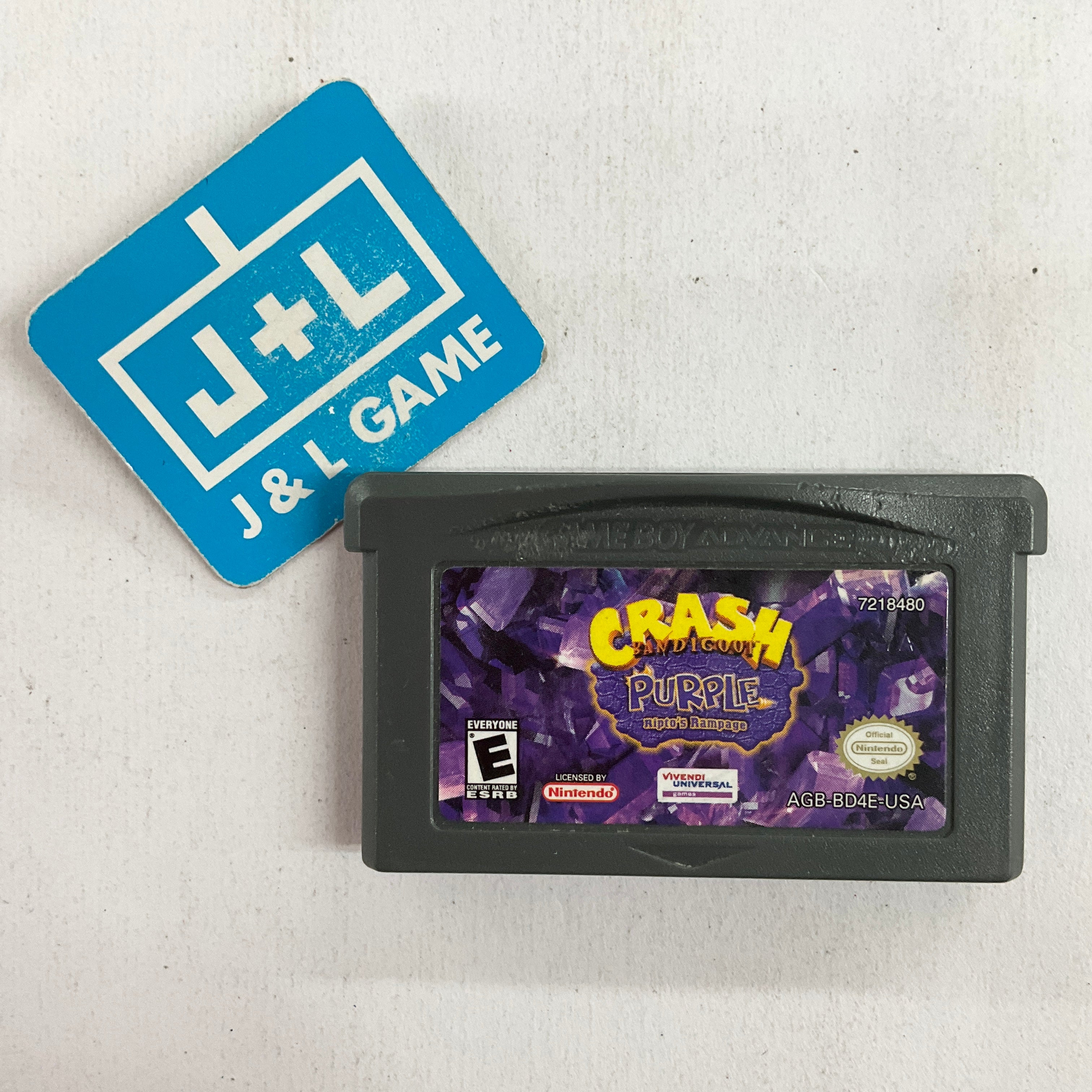 Crash Bandicoot Purple: Ripto's Rampage - (GBA) Game Boy Advance [Pre ...