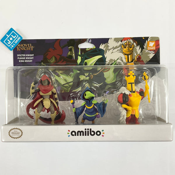 Shovel Knight: Specter, Plague, & King Knight Amiibo Figure buy 3 Pack NIB