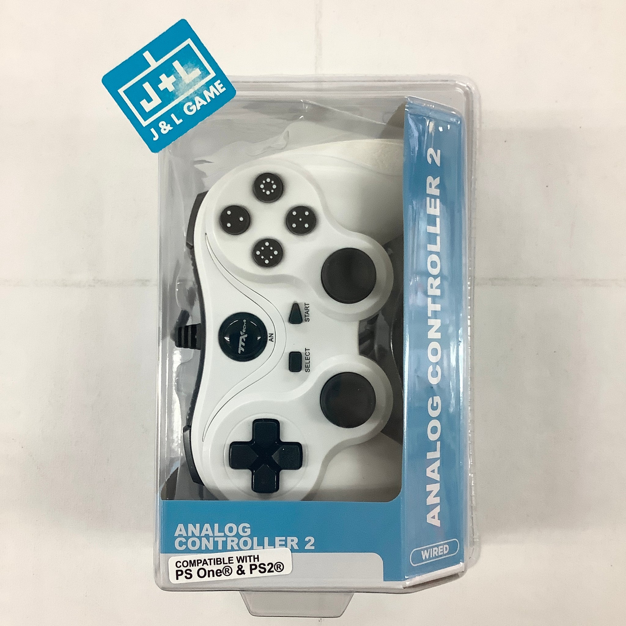 TTX Tech Analog Controller 2 (White) - (PS2) PlayStation 2