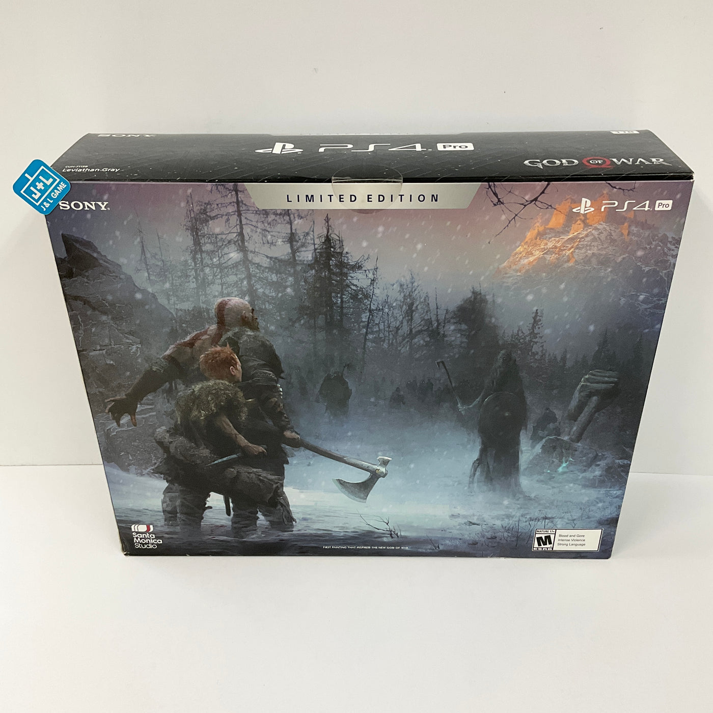 Sony PlayStation4 PS4 1TB Pro God of War Limited Edition Box Game Console  NTSC-J