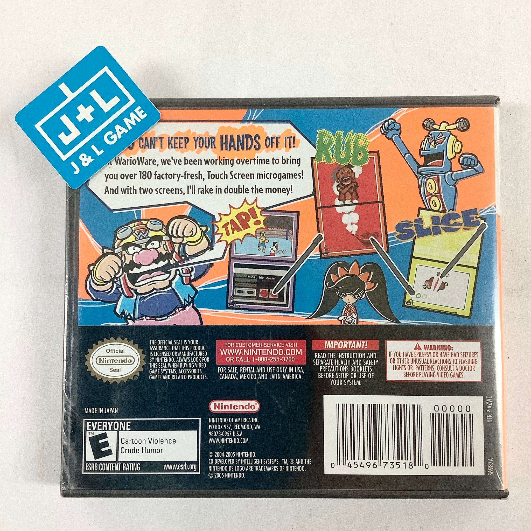 Warioware: Touched! - (NDS) Nintendo DS – J&L Video Games New York City