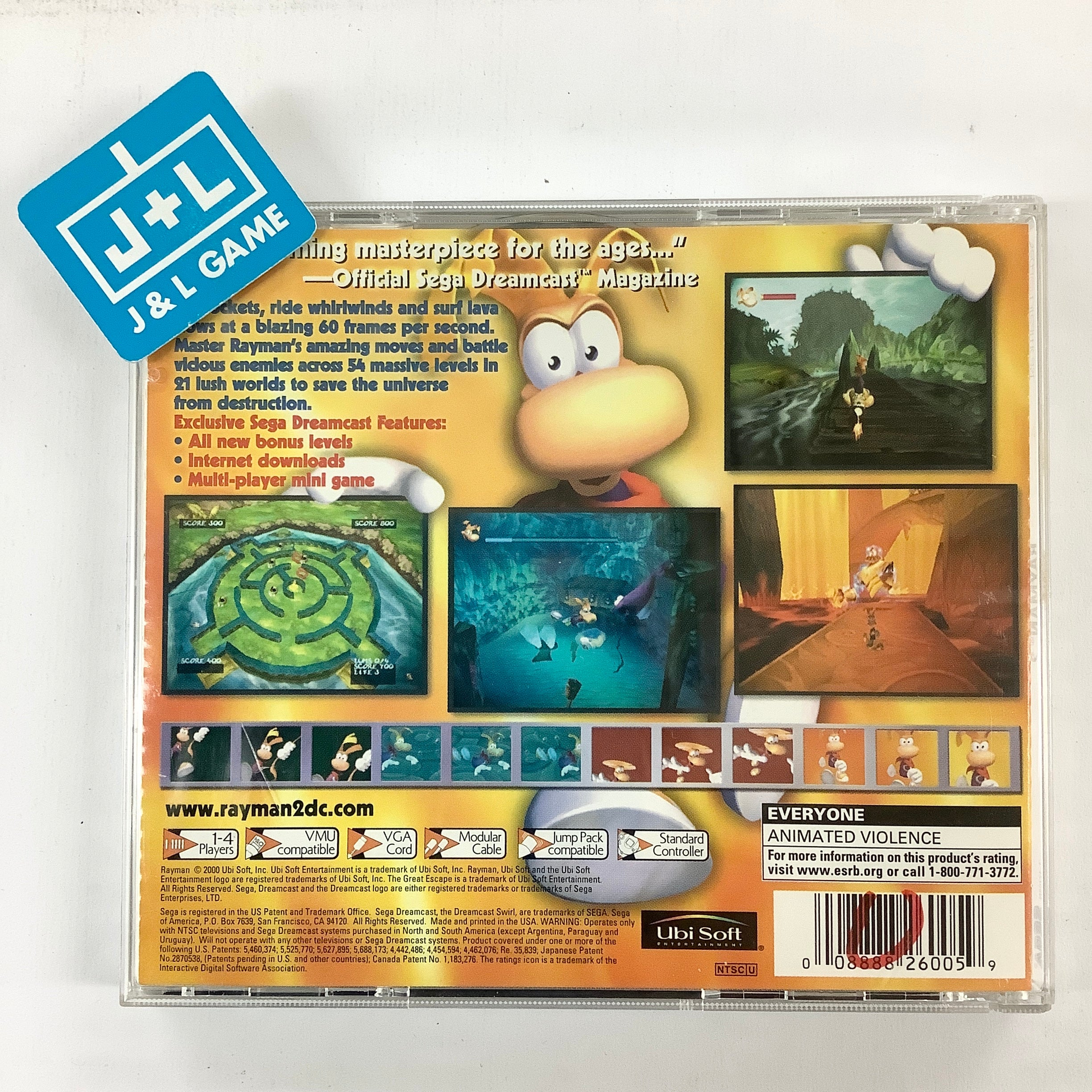 Rayman Great Escape store for Sega Dreamcast