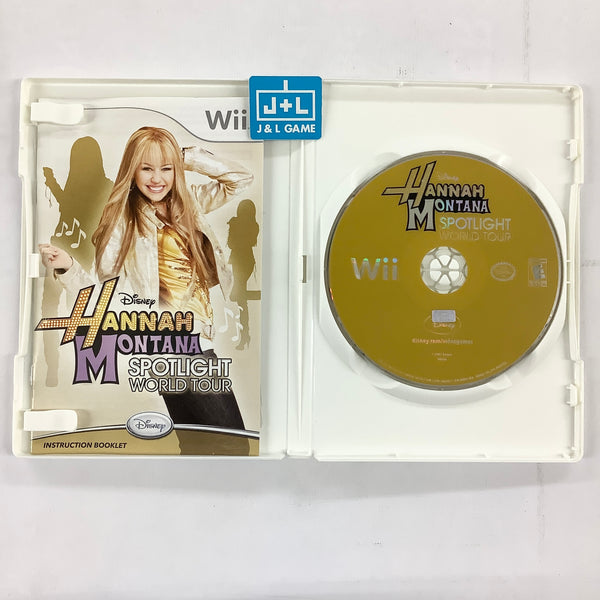 Hannah Montana: Spotlight World Tour - Nintendo Wii [Pre-Owned] – J&L ...