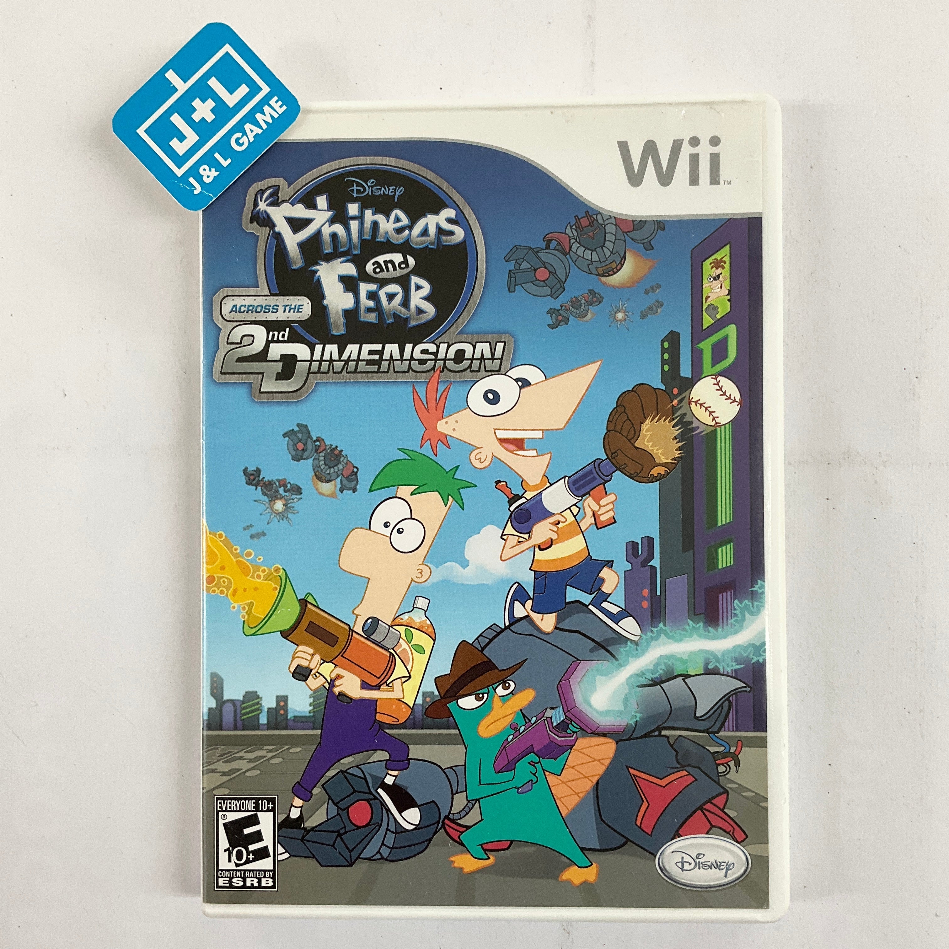 Phineas and Ferb: Across the 2nd Dimension - Nintendo Wii [Pre-Owned]