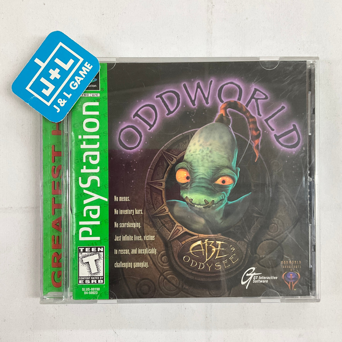 Oddworld: Abe's Oddysee (Greatest Hits) - (PS1) PlayStation 1 [Pre-Own ...