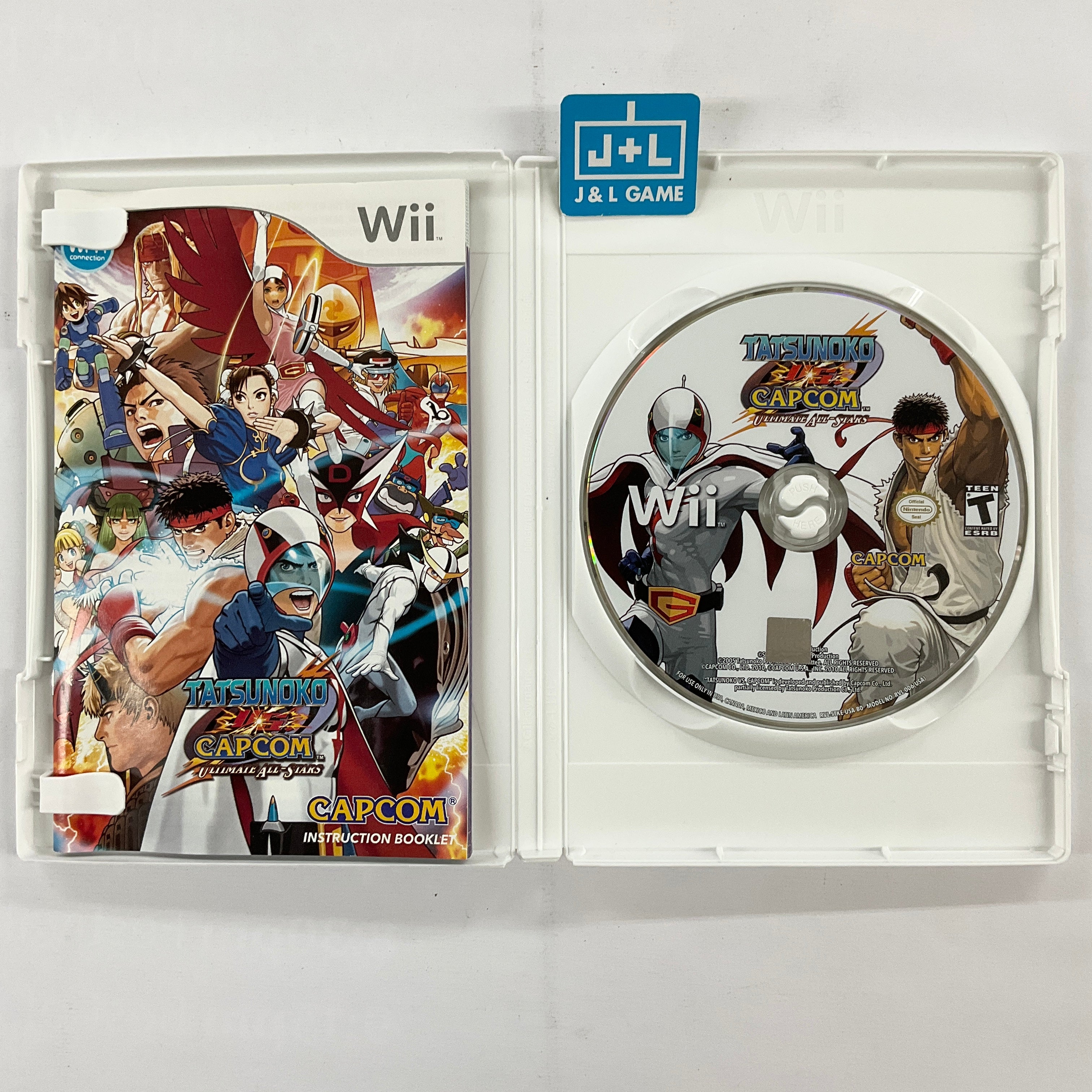 Tatsunoko vs. outlet Capcom Ultimate All Stars Wii Japan Version