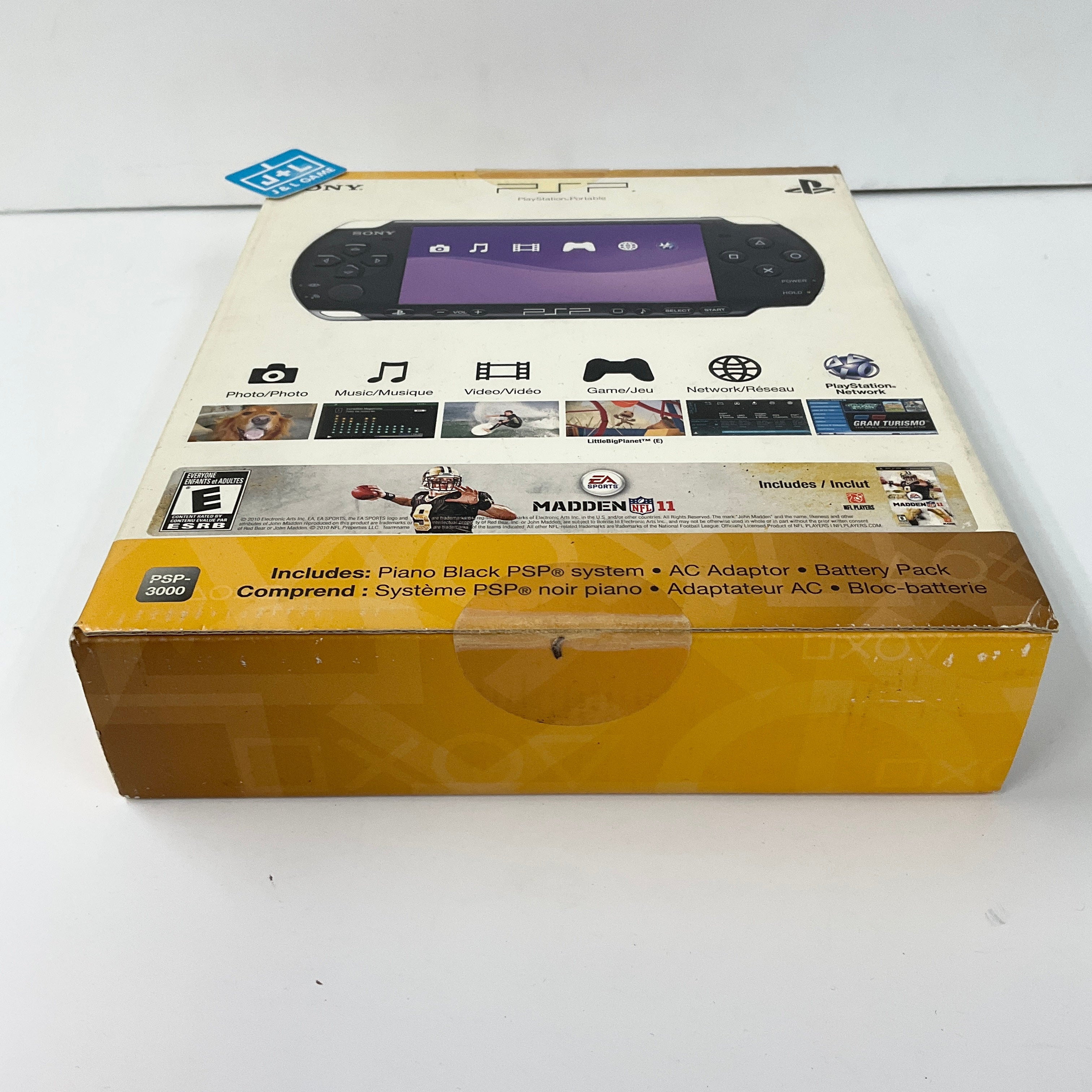 PSP 3000 in Black NFL madden outlet game (OBO)