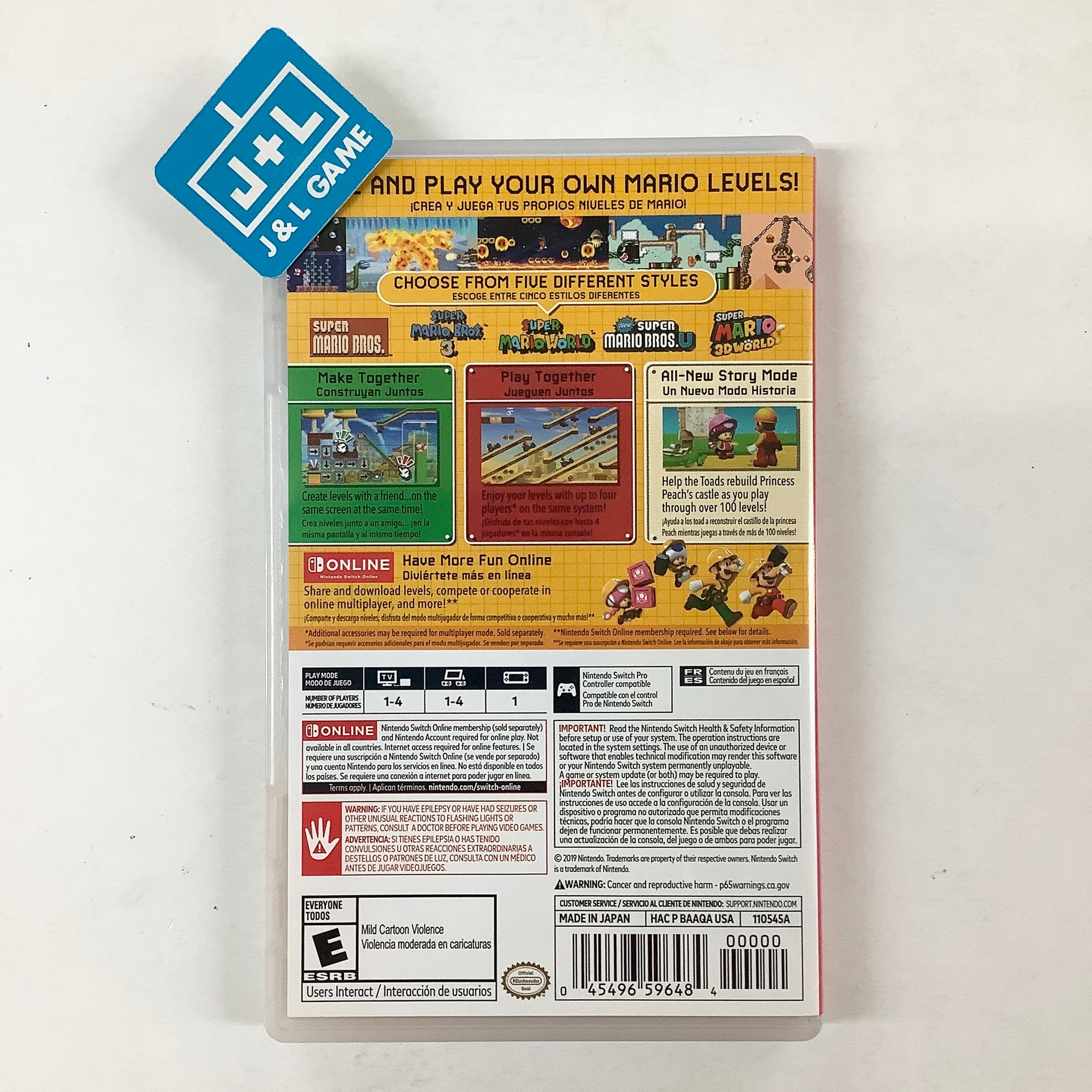 Super Mario Maker 2 - (NSW) Nintendo Switch [Pre-Owned] – J&L Video ...