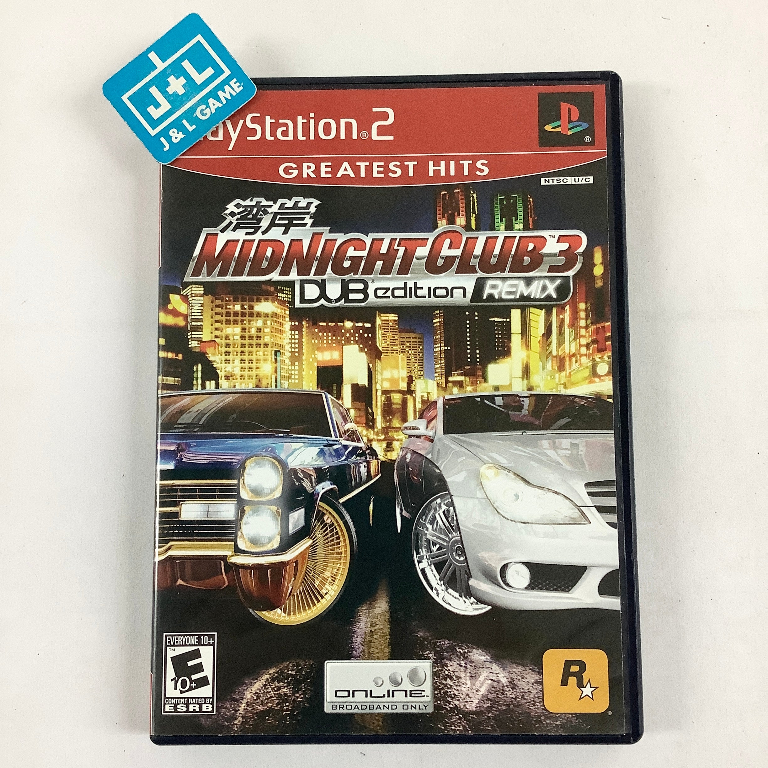 Midnight Club 1, 2 outlet and 3 Greatest Hits For Playstation 2