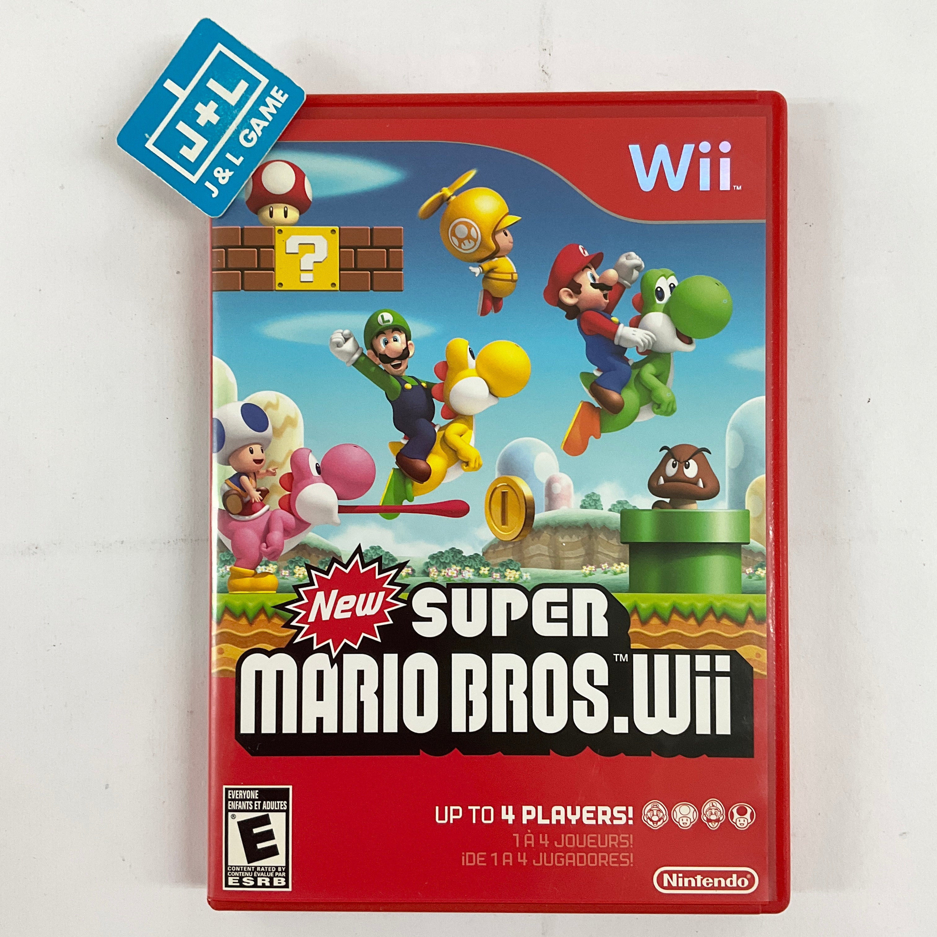 New Super Mario Bros. Wii (Red Case) - Nintendo Wii [Pre-Owned] Video Games Nintendo   