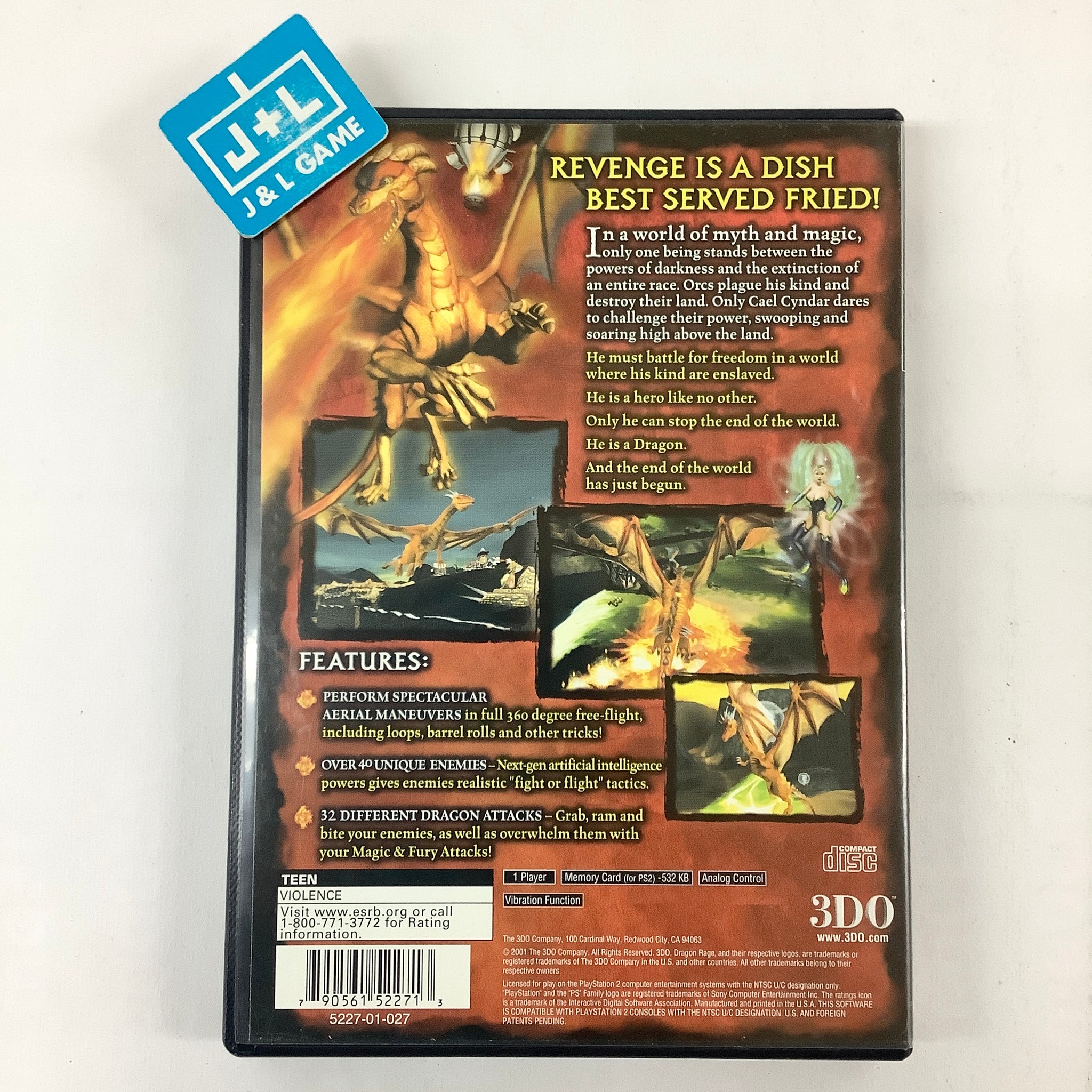 Dragon Rage - (PS2) PlayStation 2 [Pre-Owned] – J&L Video Games New ...