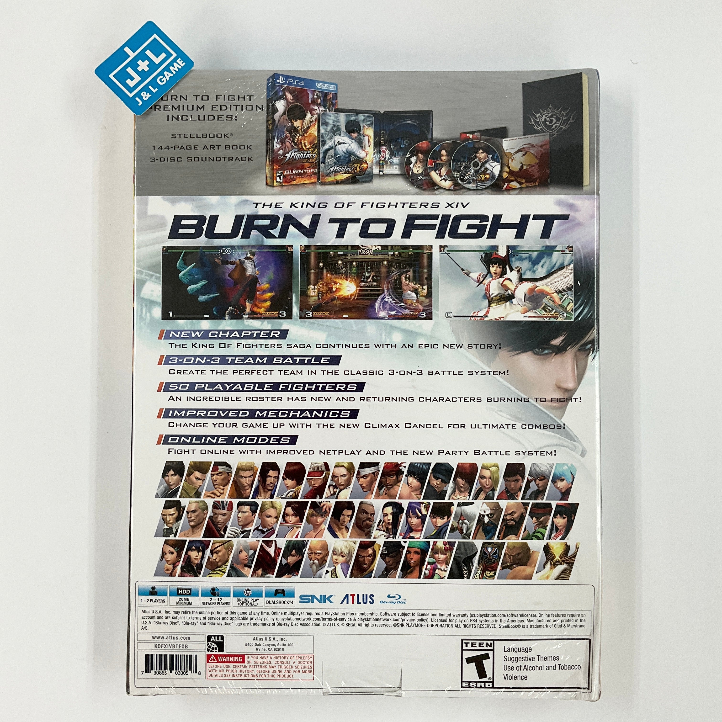 King of Fighters XIV Burn To Fight Premium Edition For Playstation 4 2024