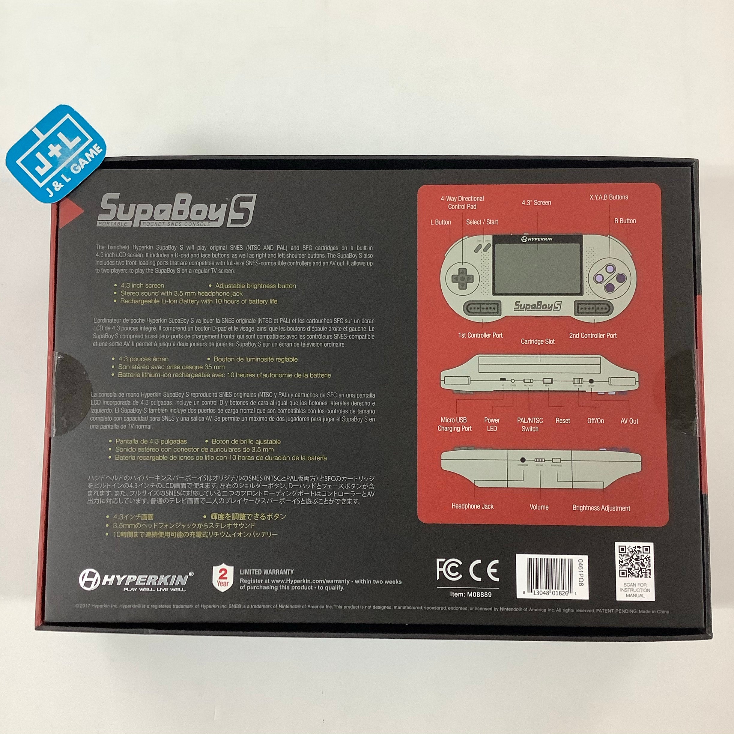 Supaboy sale pocket snes console ( not working for parts )