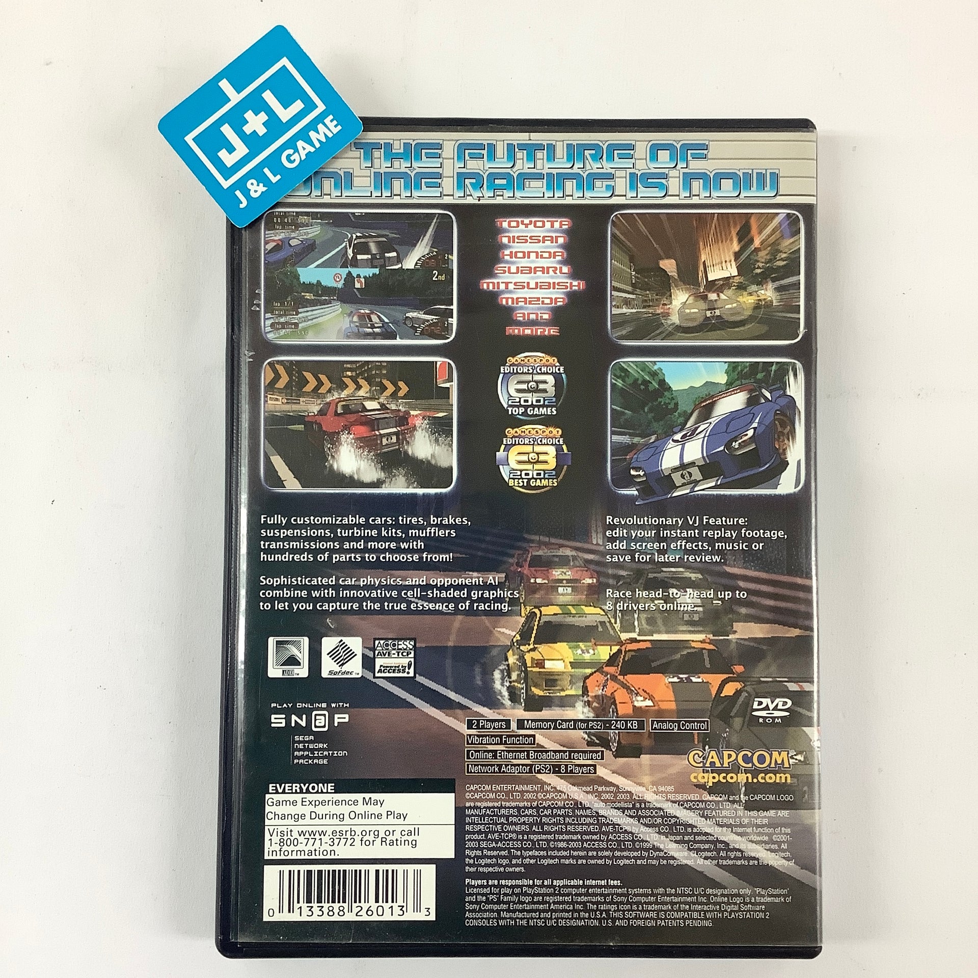 Auto Modellista - (PS2) PlayStation 2 [Pre-Owned] | J&L Game