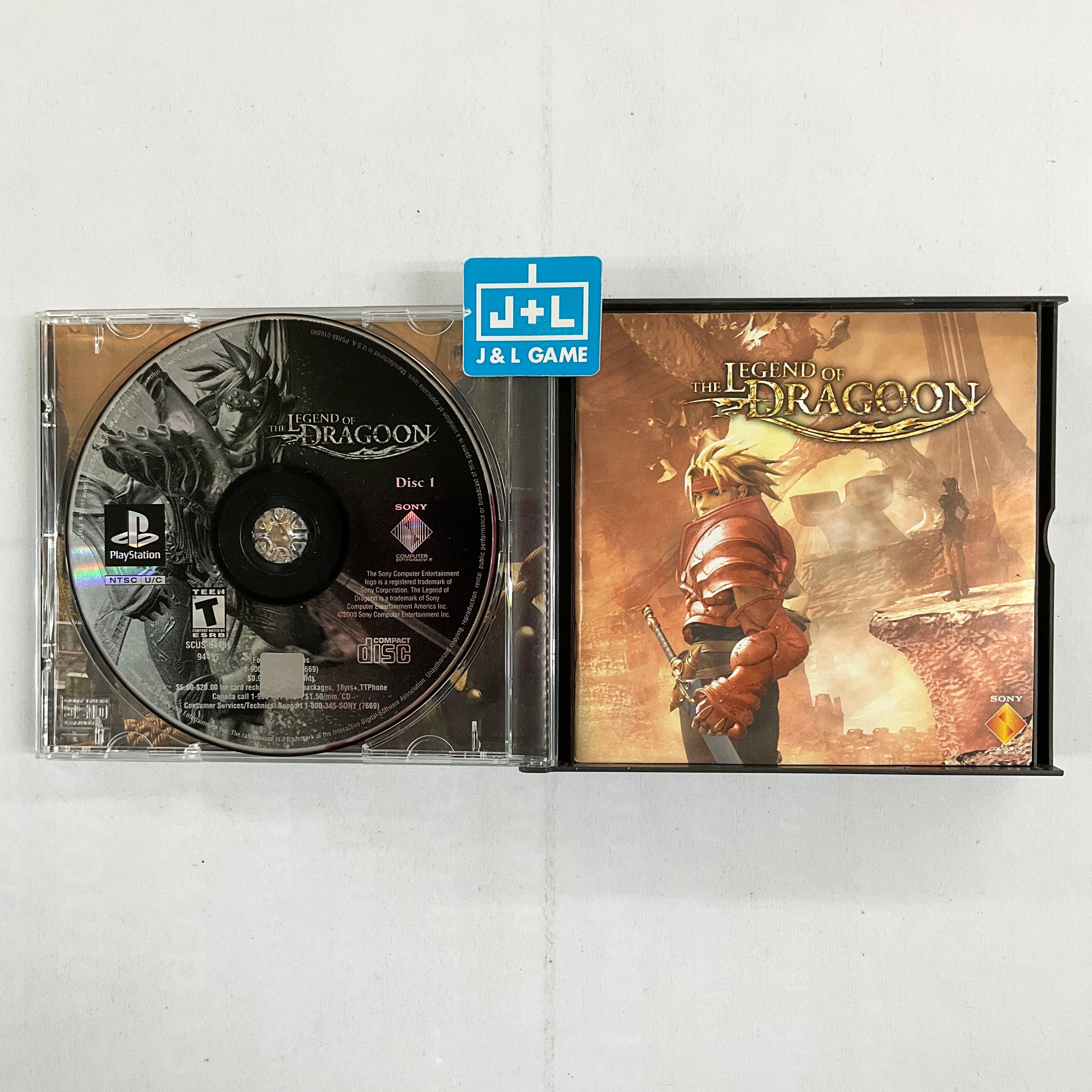 Legend of Dragoon outlets Greatest Hits For Playstation 1