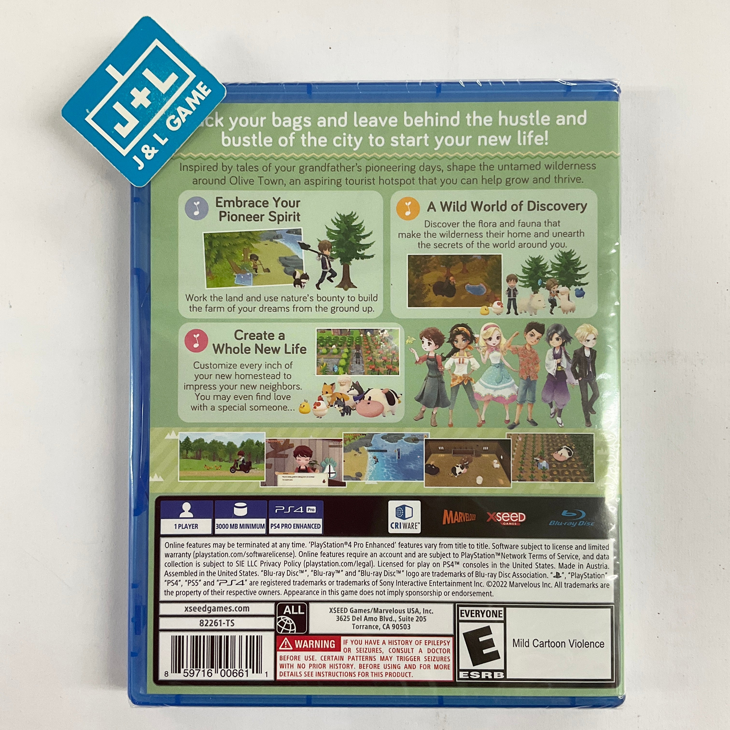 Story of Seasons: Pioneers of Olive Town - (PS4) PlayStation 4 Video Games Xseed   