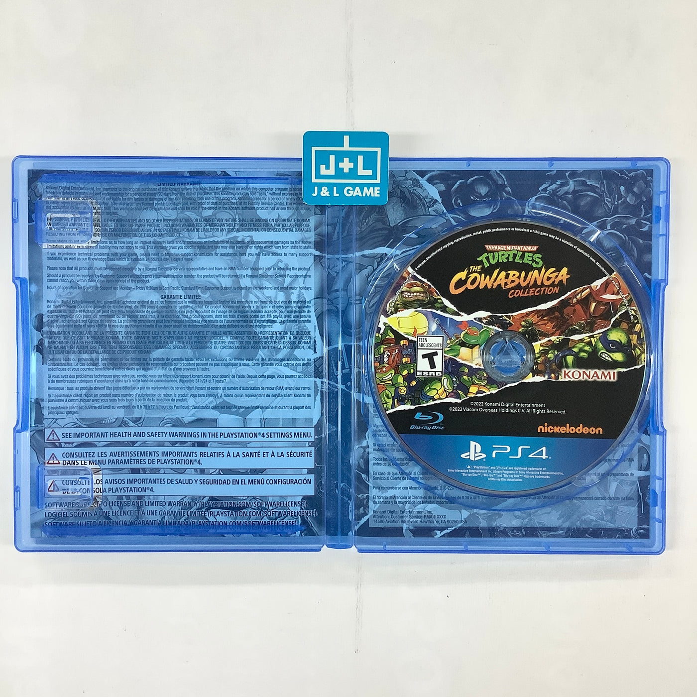 - Teenage (PS4) | Turtles: Mutant The Cowabunga Ninja J&L Game Collection PlaySta