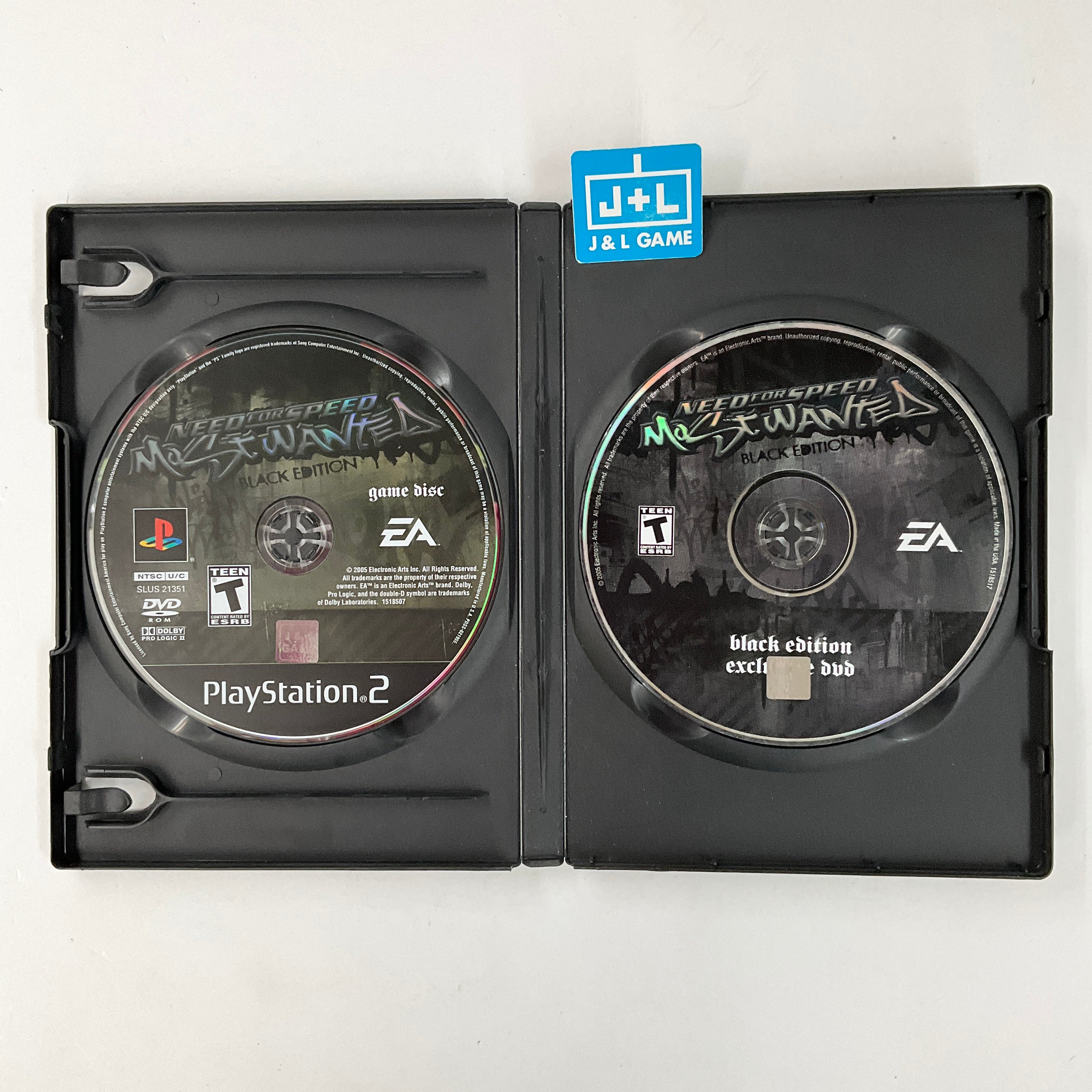 Need for popular Speed Most Wanted Black Edition PS2 CIB Complete DVD Disc Manual Sleeve