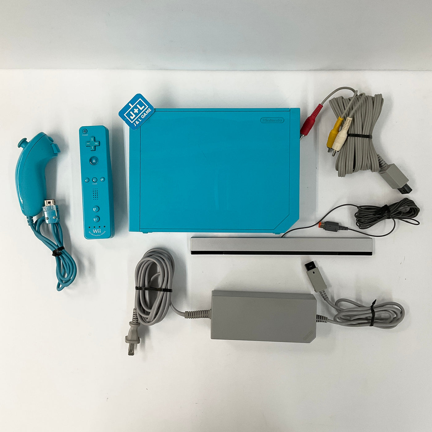 Nintendo Wii Console (Blue) - Nintendo Wii [Pre-Owned]